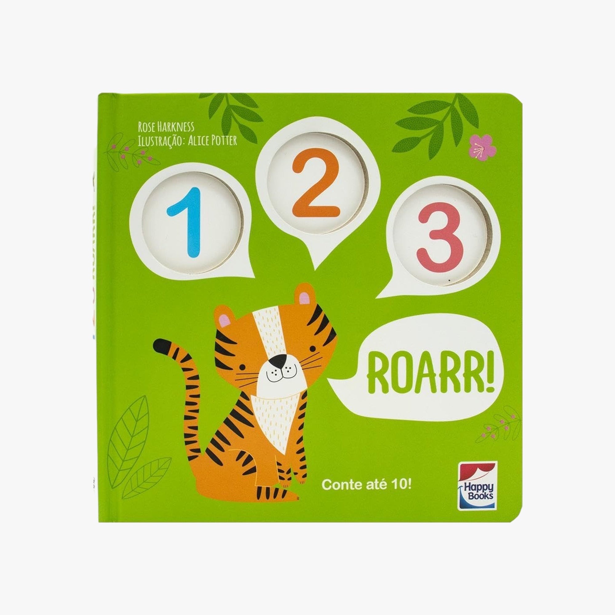 Livro Infantil Conte Até 10 Roarr!