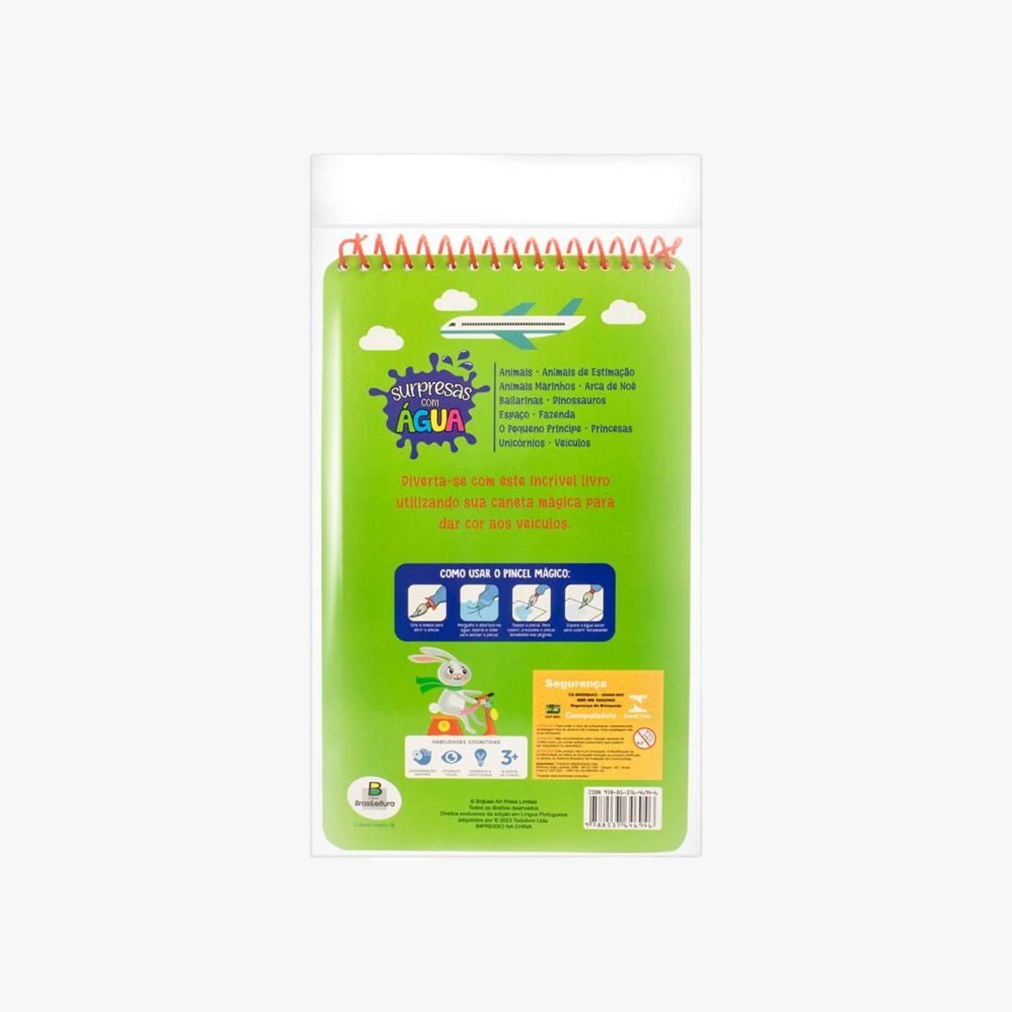 Livro Infantil Aquabook Veículos