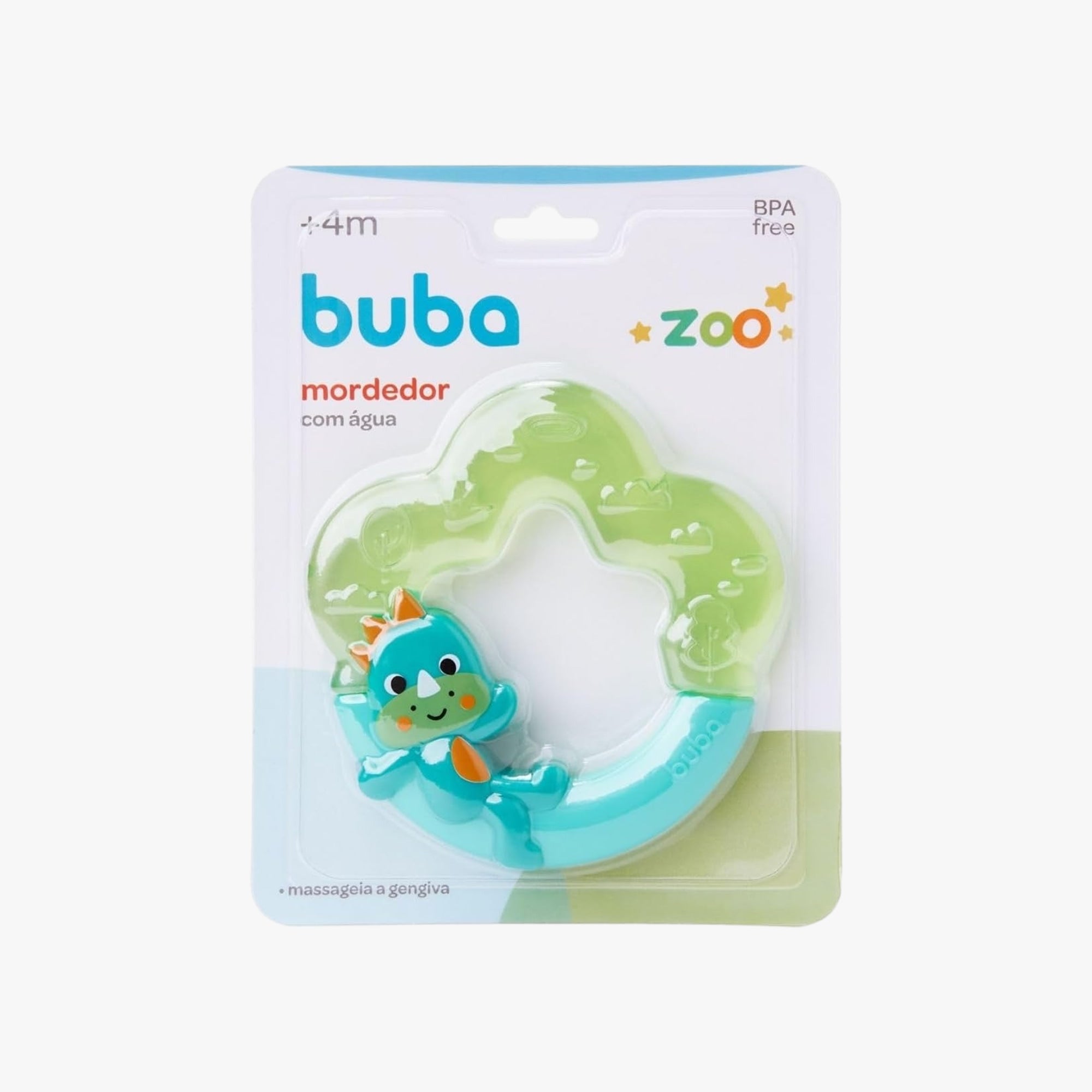 Mordedor para Bebê com Água Zoo Dino Buba