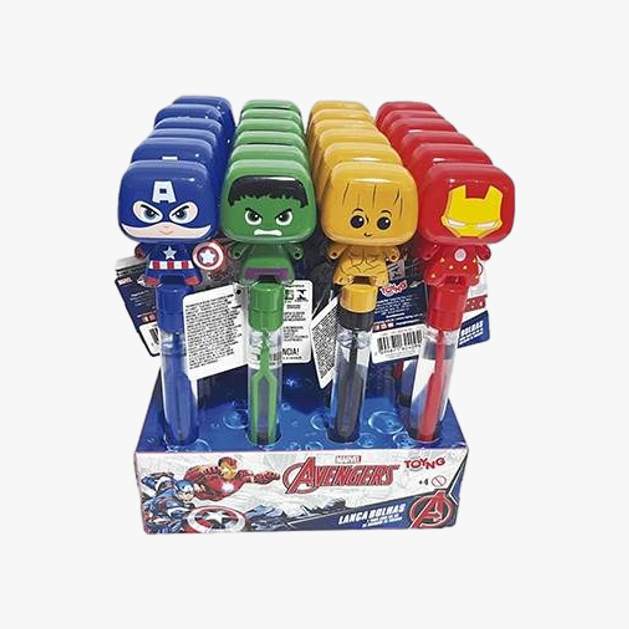 Brinquedo Bolha de Sabão Vingadores Sortido