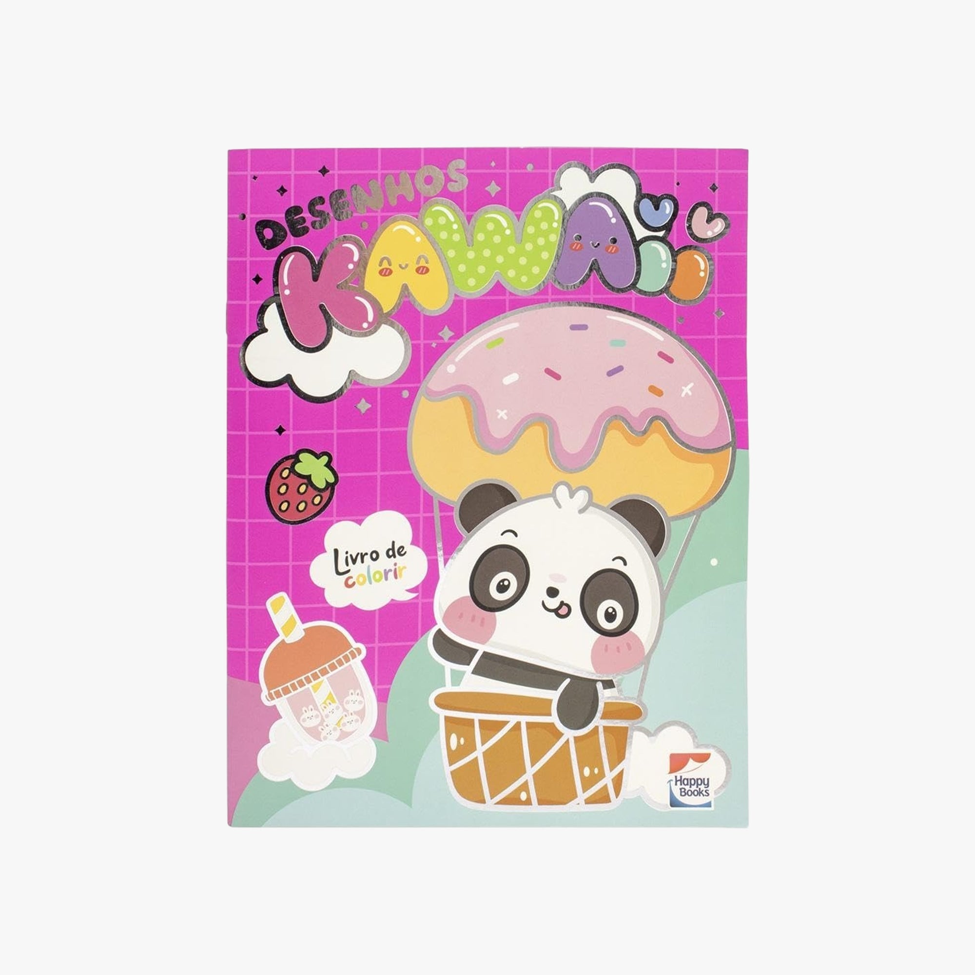 Livro de Colorir Bichinhos Kawaii
