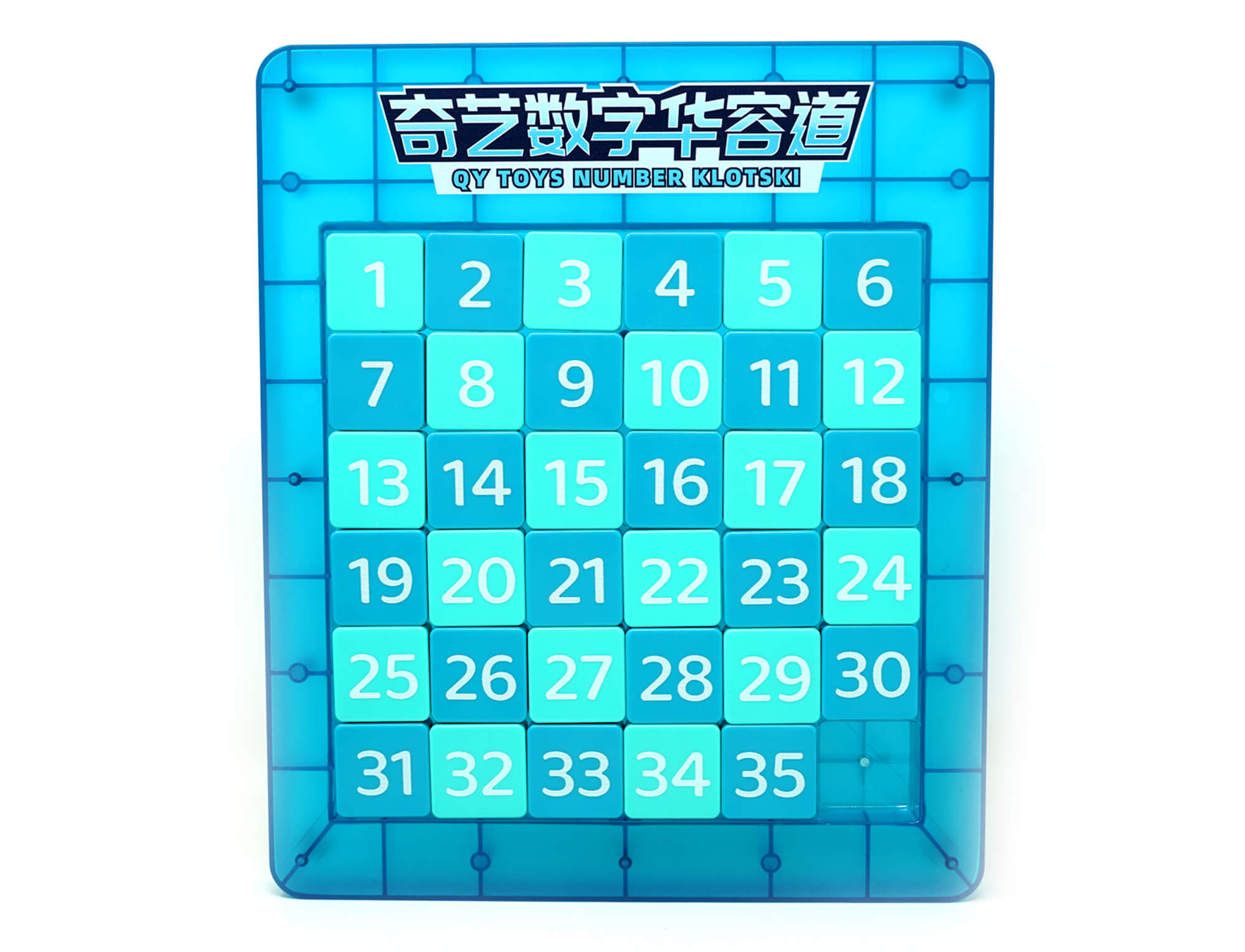 RACHA CUCA KLOTSKI 6X6 MAGNÉTICO AZUL TRANSPARENTE