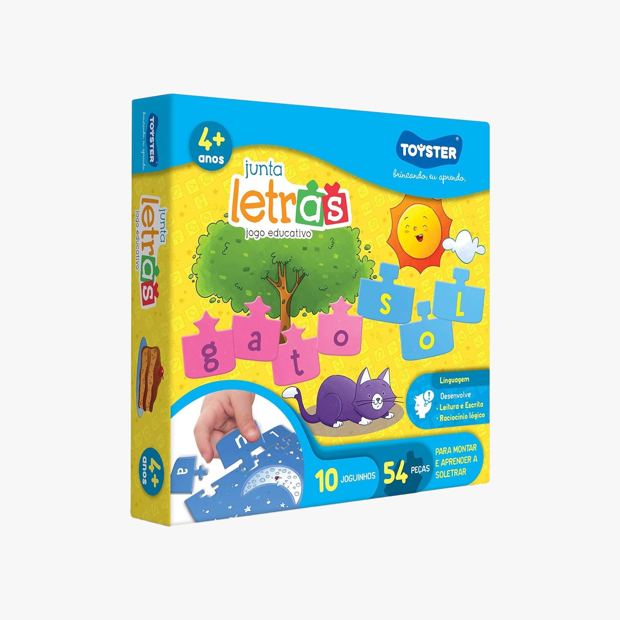 Jogo educativo Junta Letras