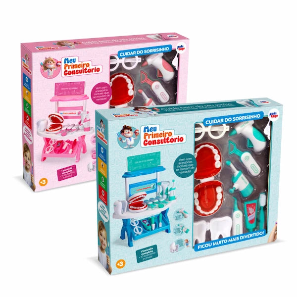 Brinquedo Conjunto Meu Primeiro Consultório Dentista