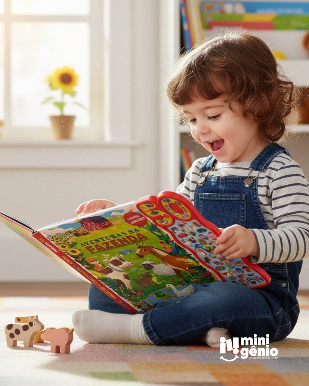 Livro Sonoro Aventuras na fazenda