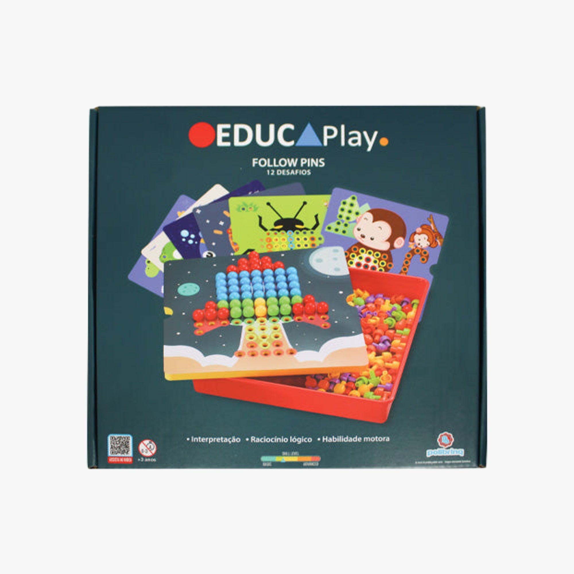 Siga os Pinos  Jogo Educativo Follow Pins