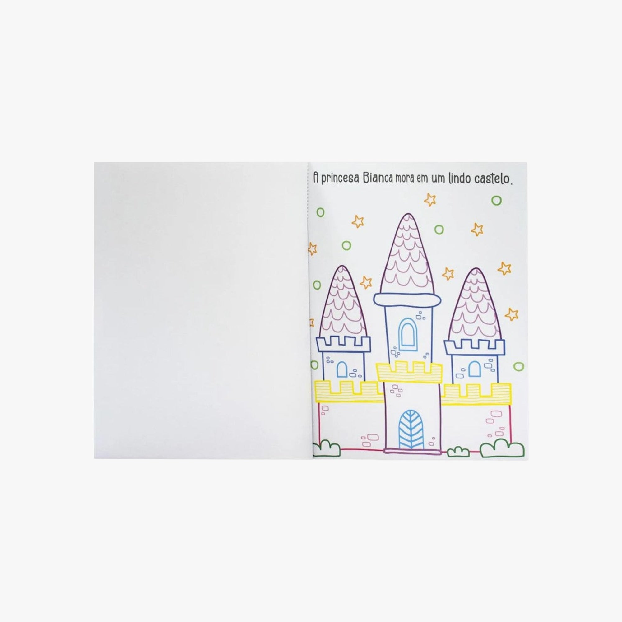 Livro de Colorir Brilhante Princesa