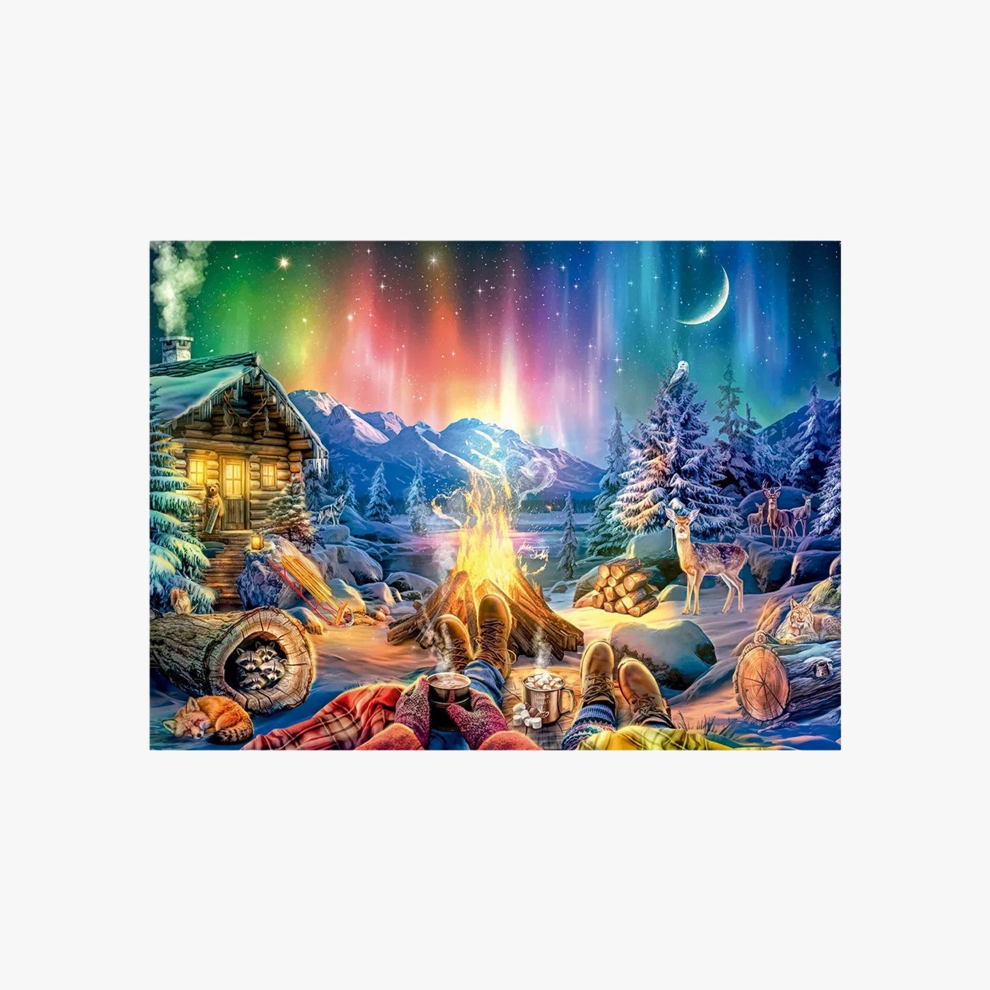 Quebra-Cabeça Aurora Boreal 500 Peças