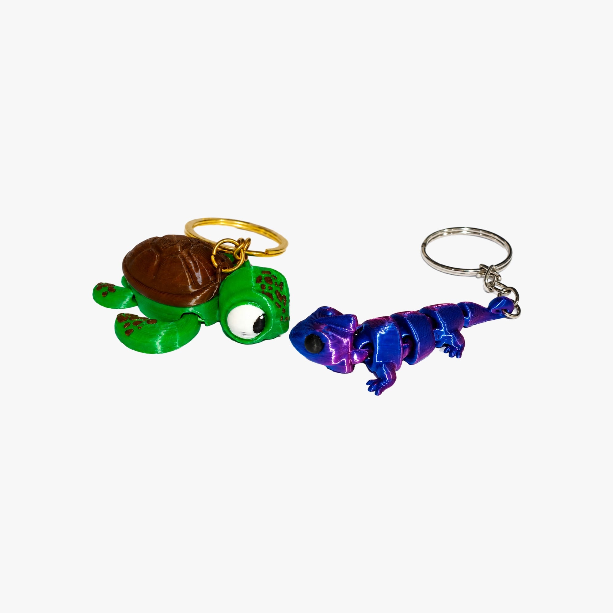 Kit com 2 chaveiros 3D sortidos