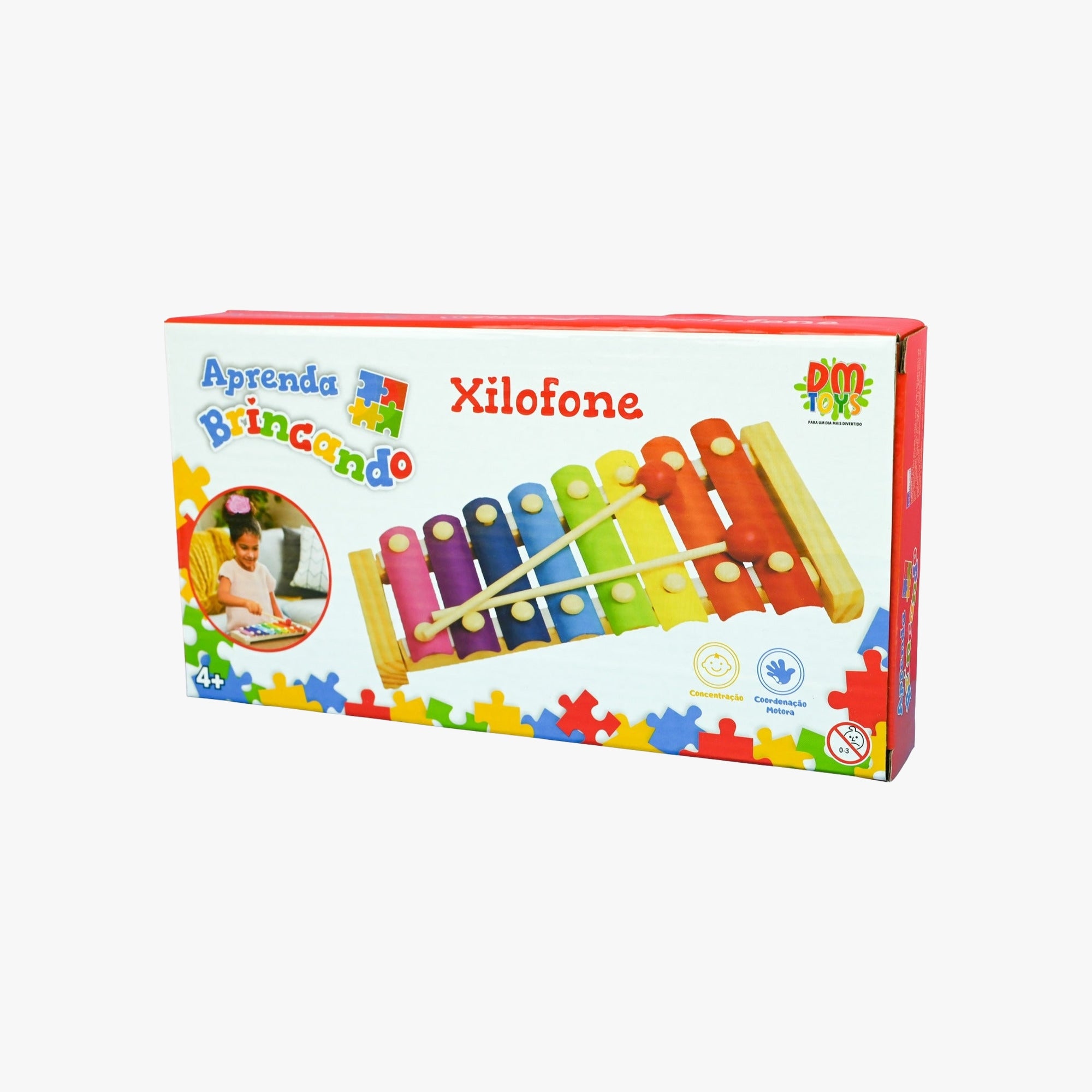 Brinquedo Musical Aprenda Brincando Xilofone