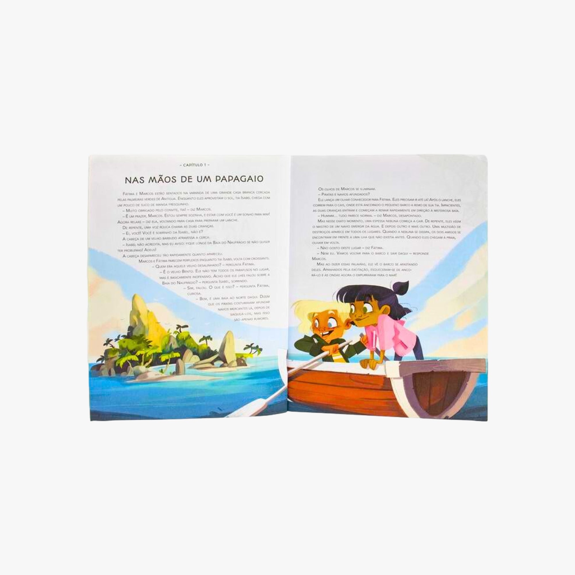 Livro de Atividades e Enigmas Fuja! Amaldiçoada Ilha do Tesouro