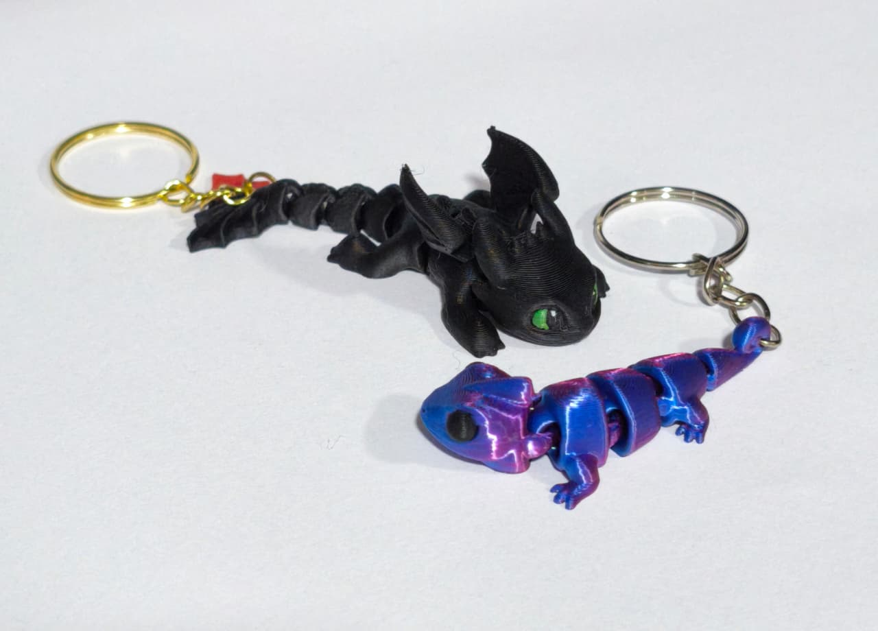 KIT com 2 Chaveiros 3D Sortido