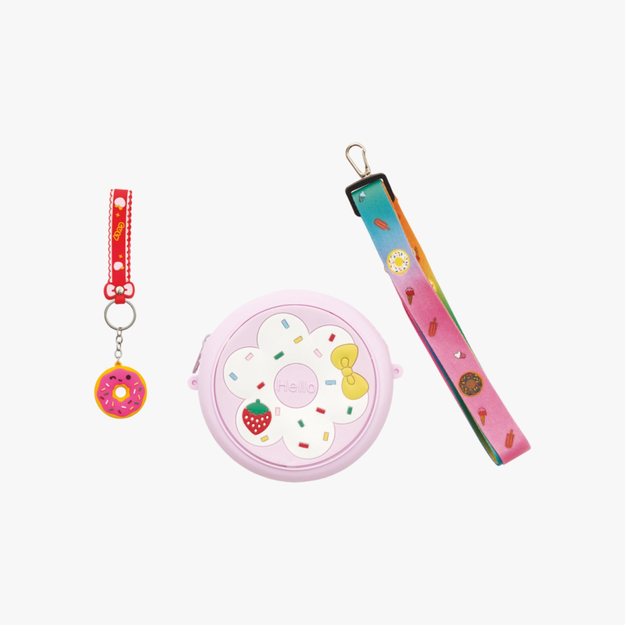 Kit de Bolsinha Redonda Donuts