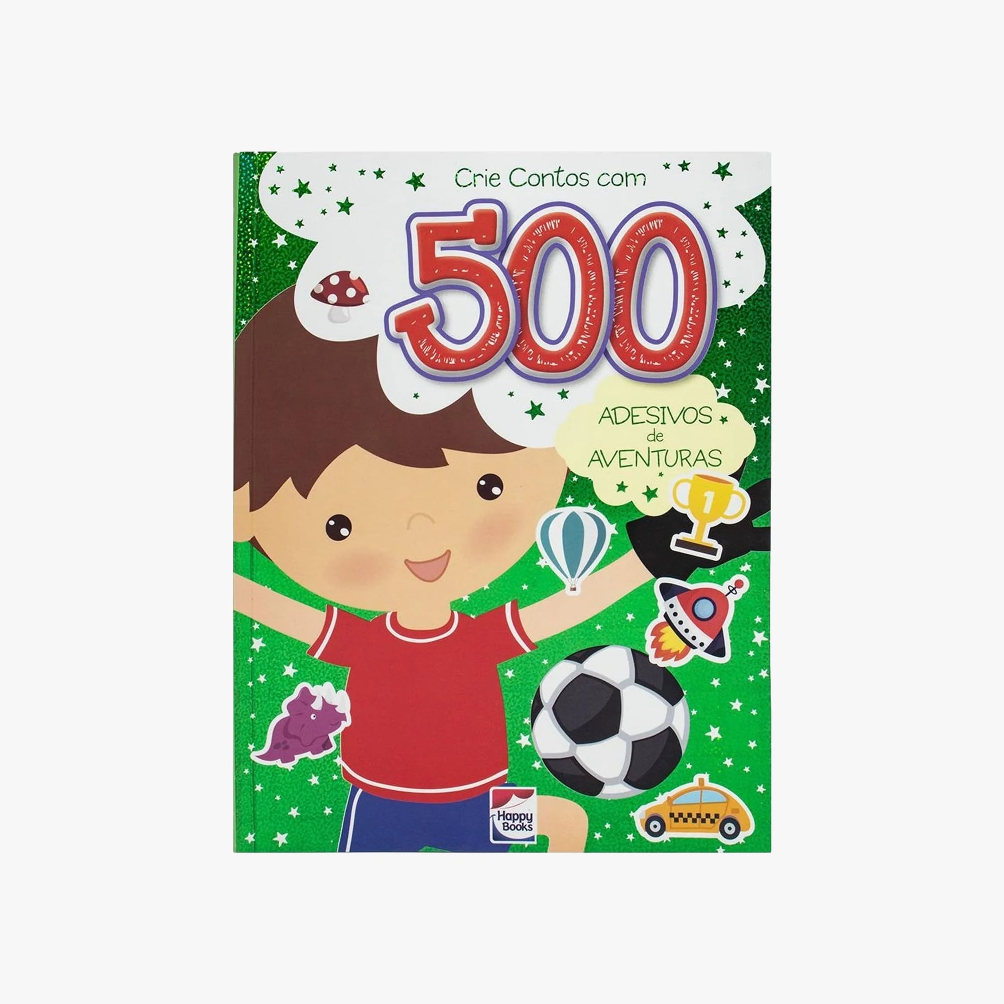 Livro Crie Contos com 500 Adesivos de Aventuras
