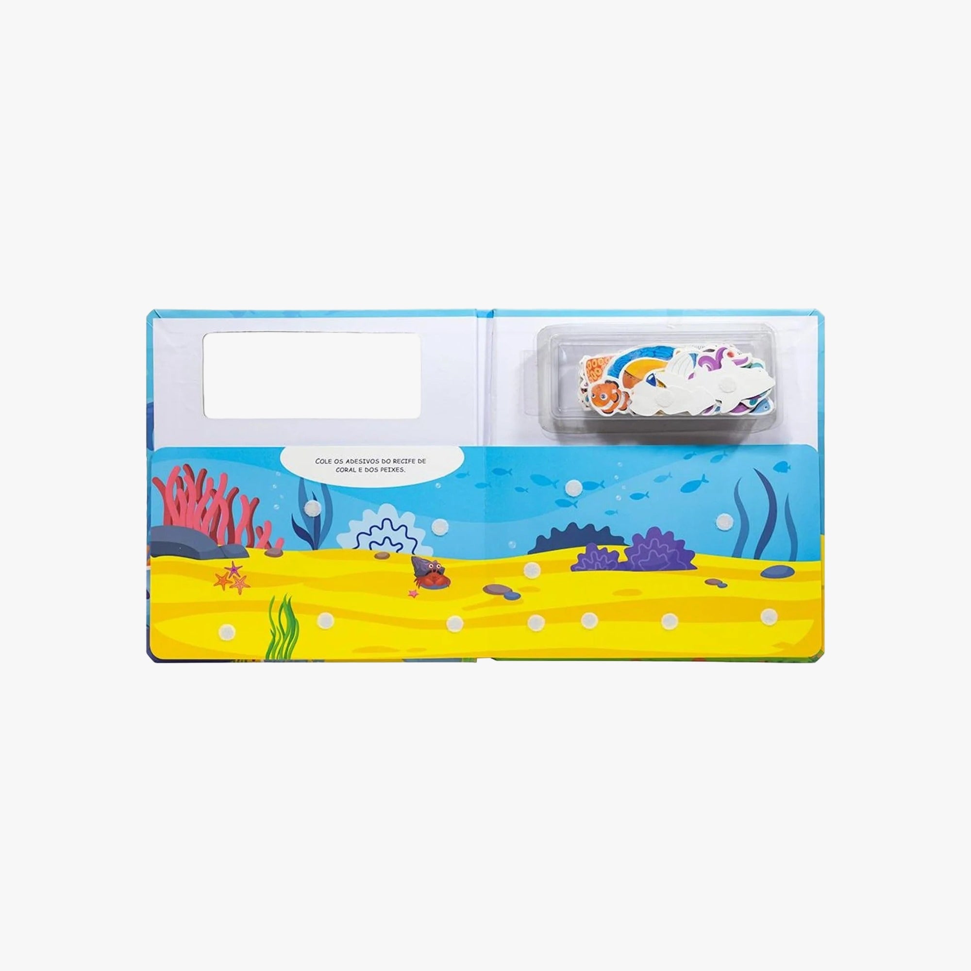 Livro Peças Mágicas - Um livro com velcro: Oceano