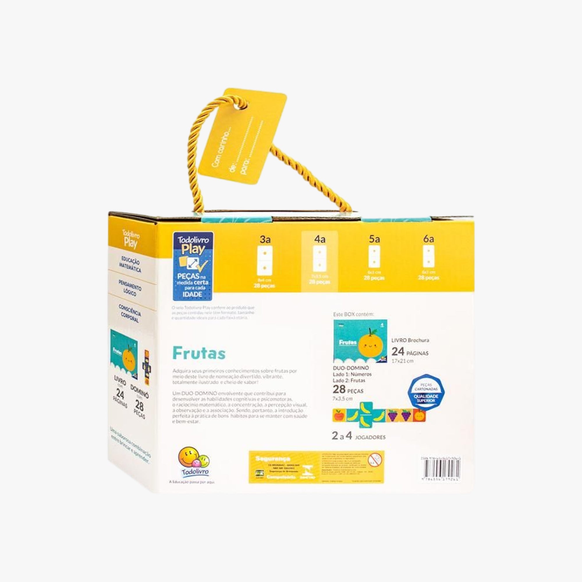Kit Dominó e Livro Frutas