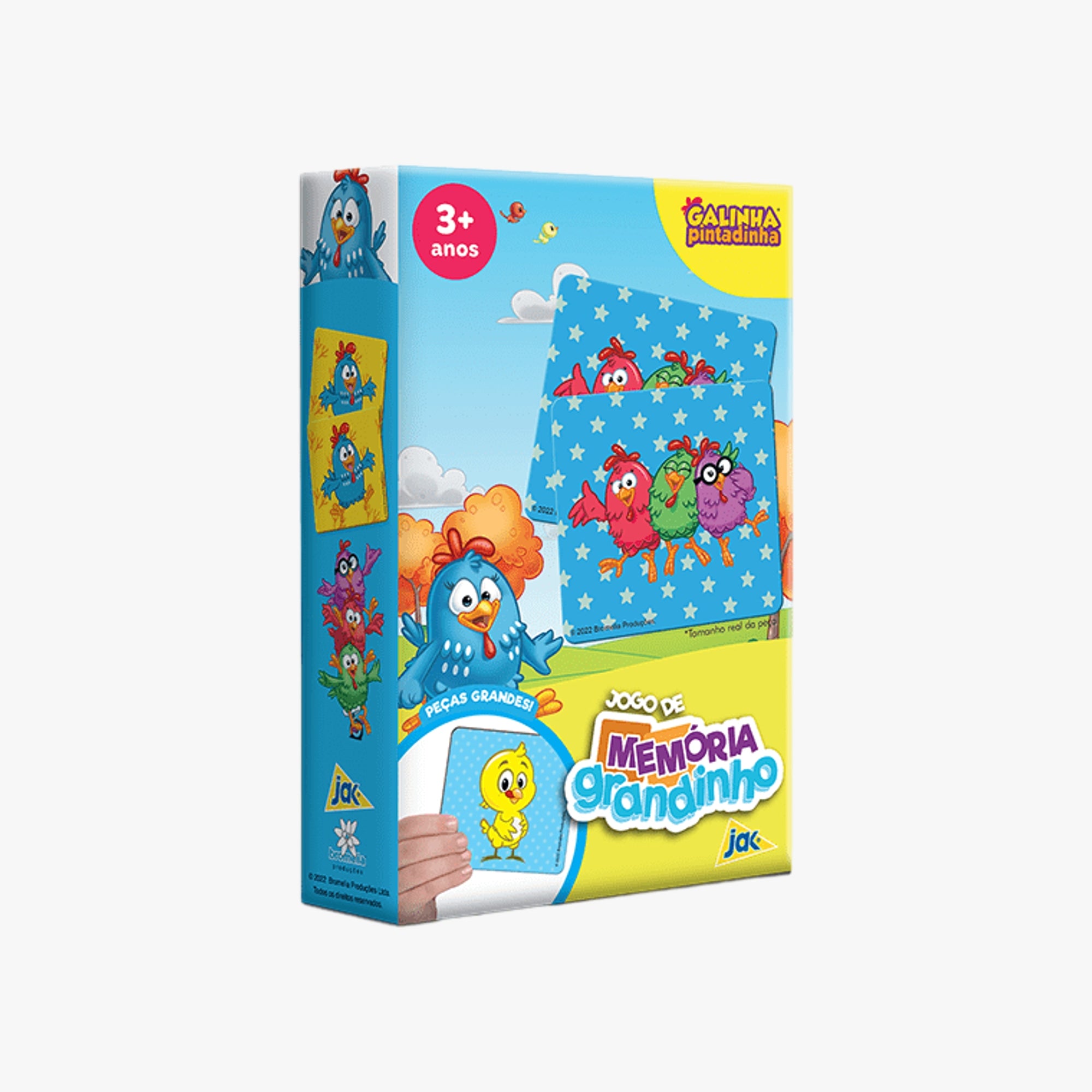 Jogo da Memória Grandinho Galinha Pintadinha