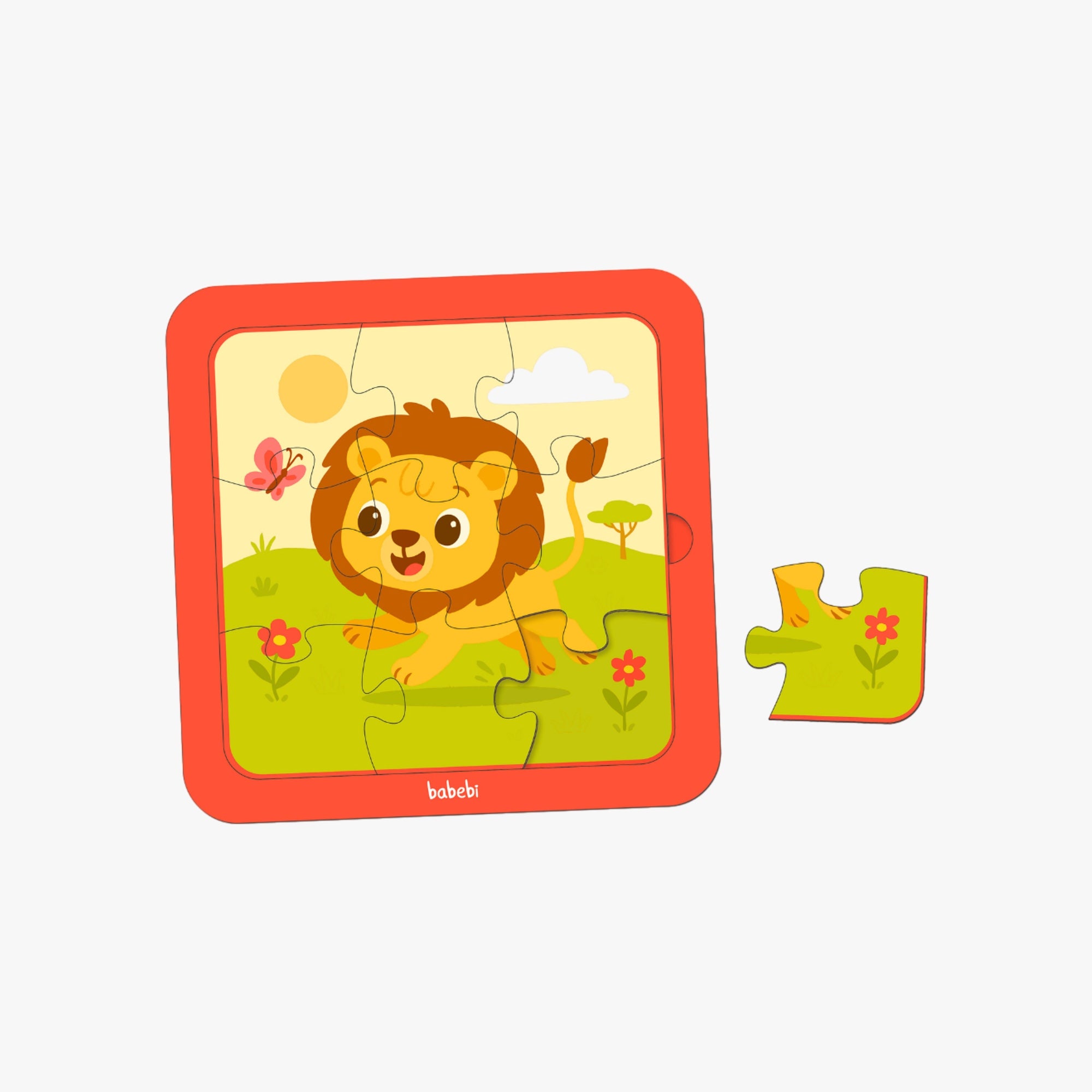 Quebra-Cabeça Infantil Leão