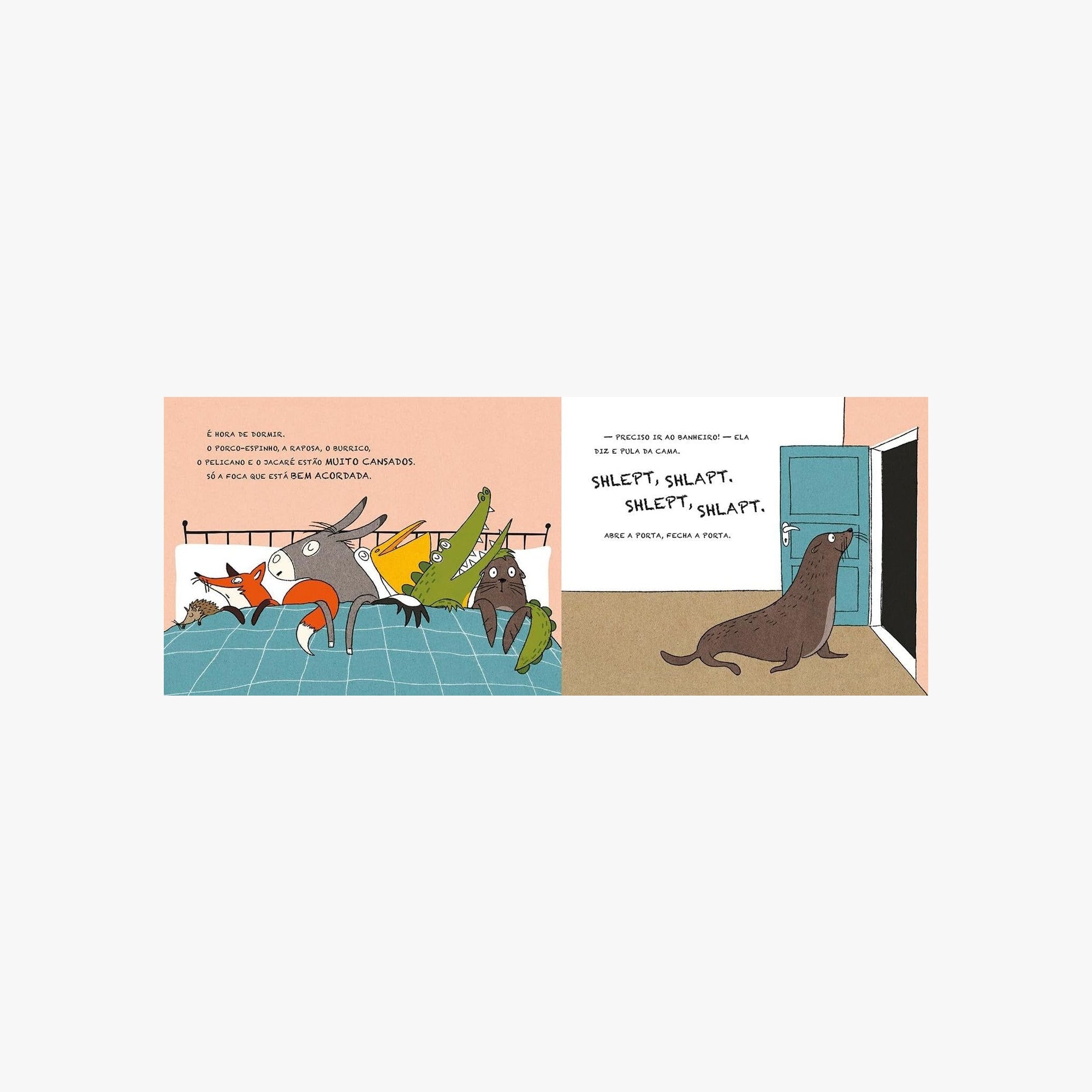 Livro Infantil Muito Cansado e Bem Acordado