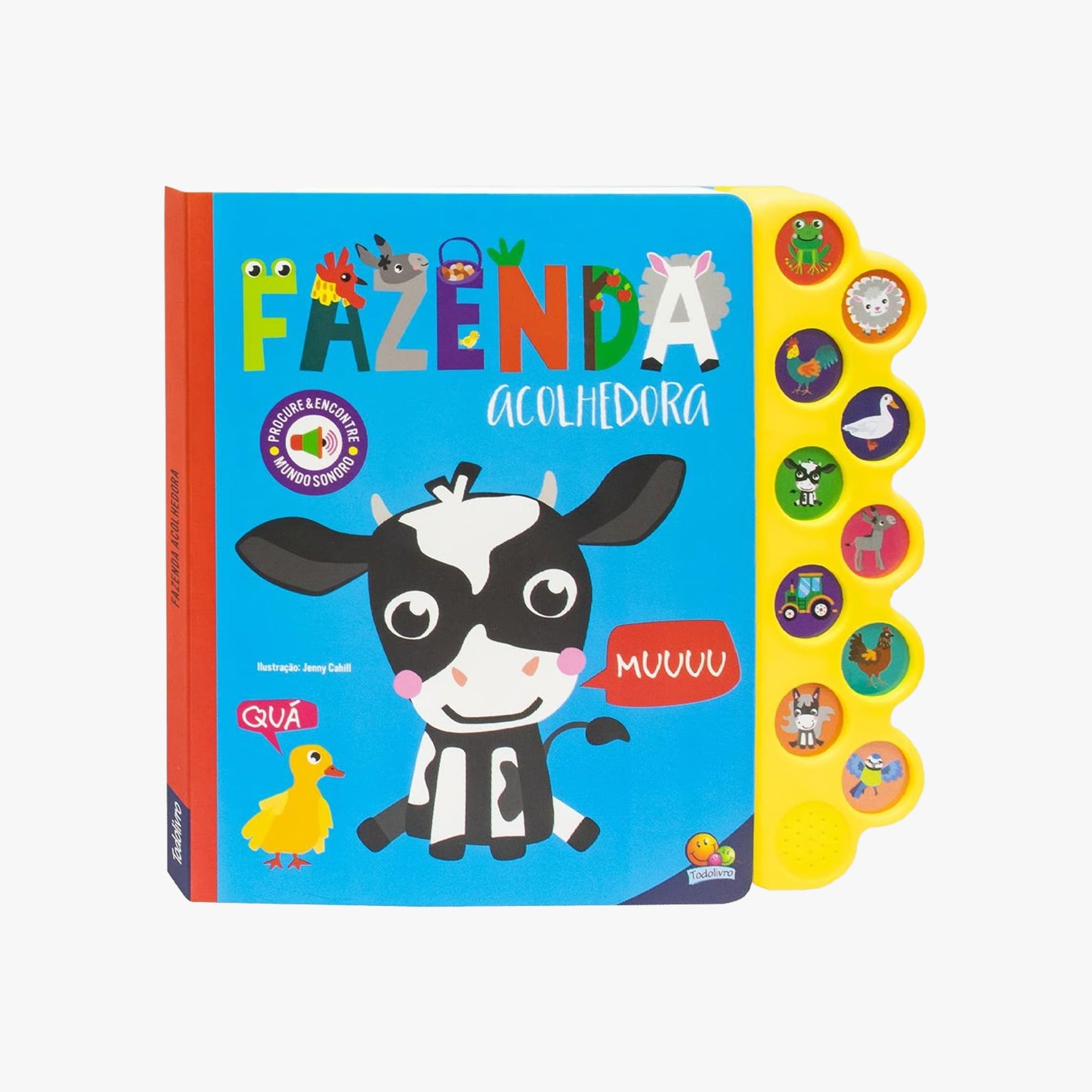 Livro Mundo Sonoro Procure e Encontre Fazenda