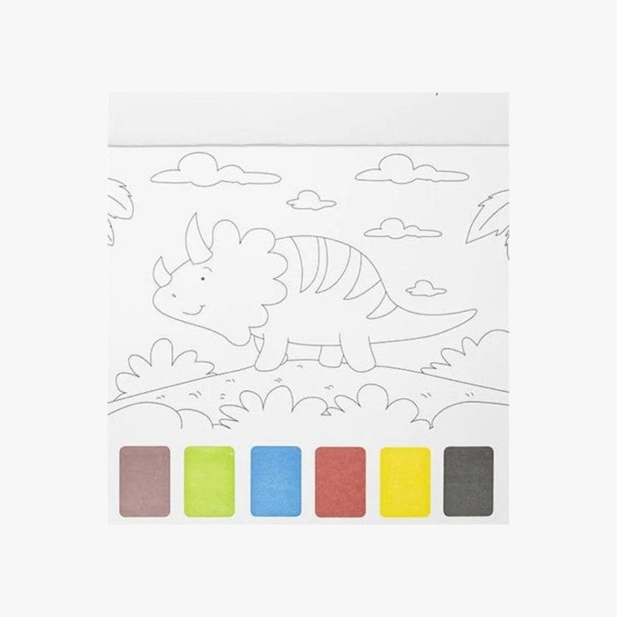 Livro Pintando com Água Dinossauro