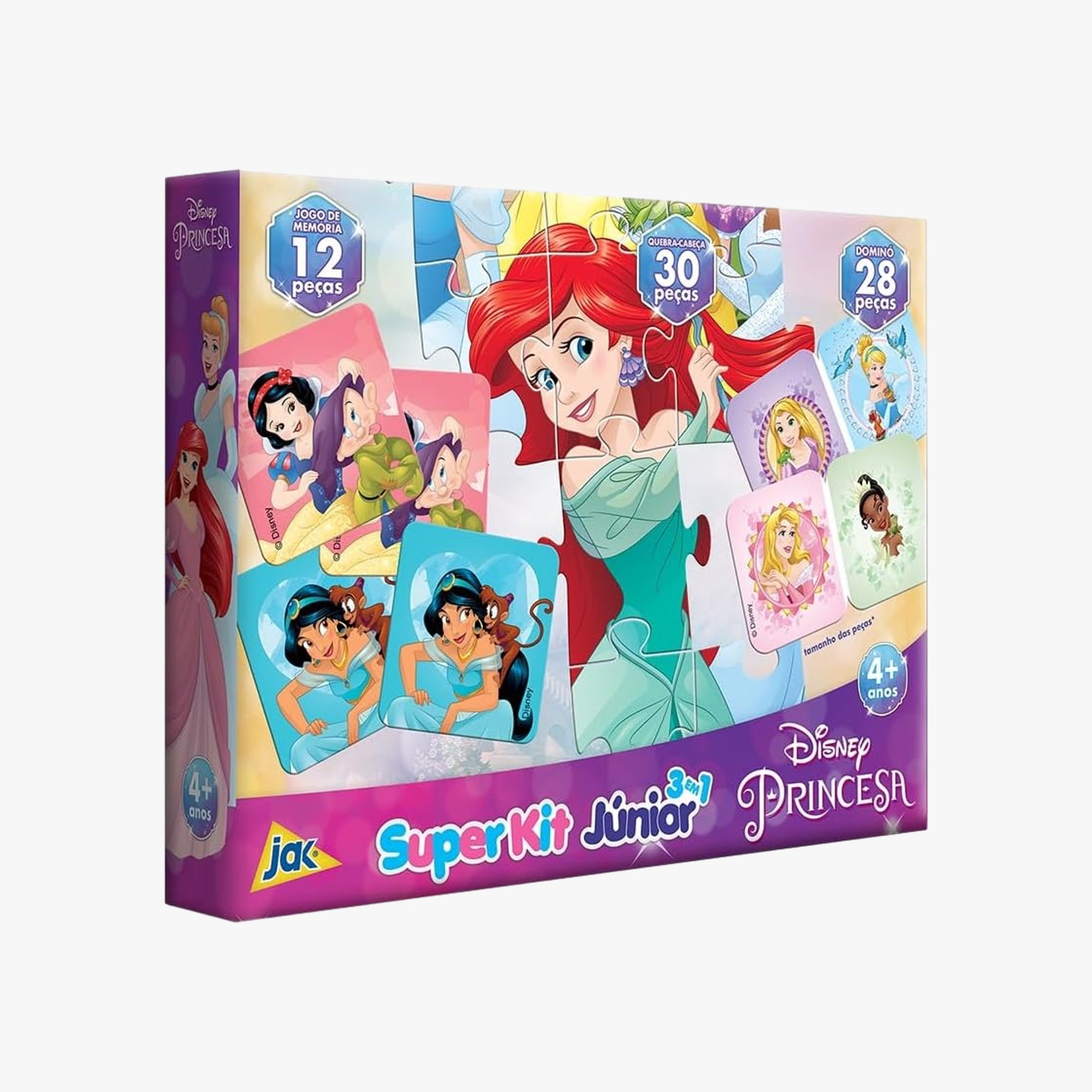 Super Kit das Princesas Junior 3 em 1