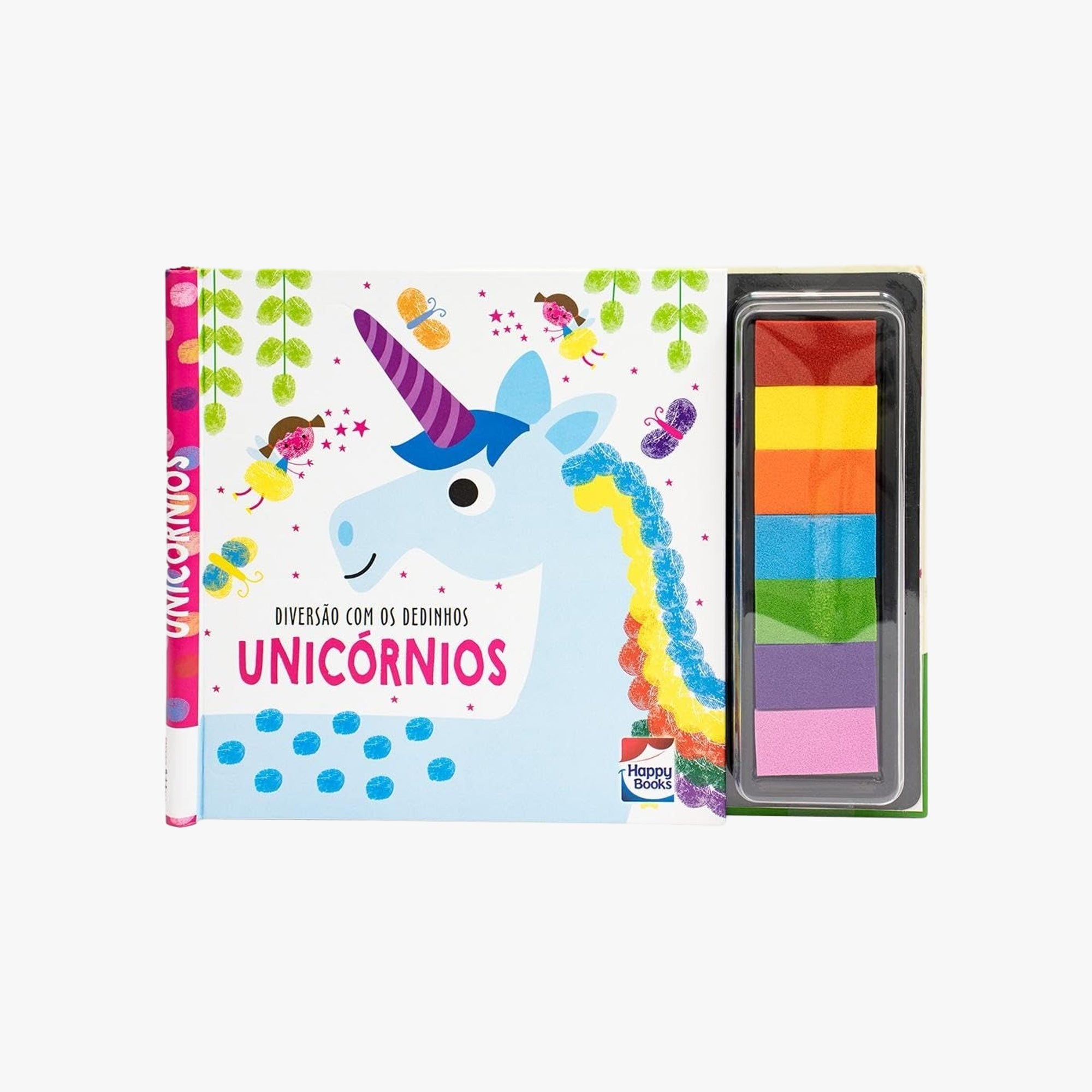 Livro de Pintura Com os Dedinhos Unicórnio