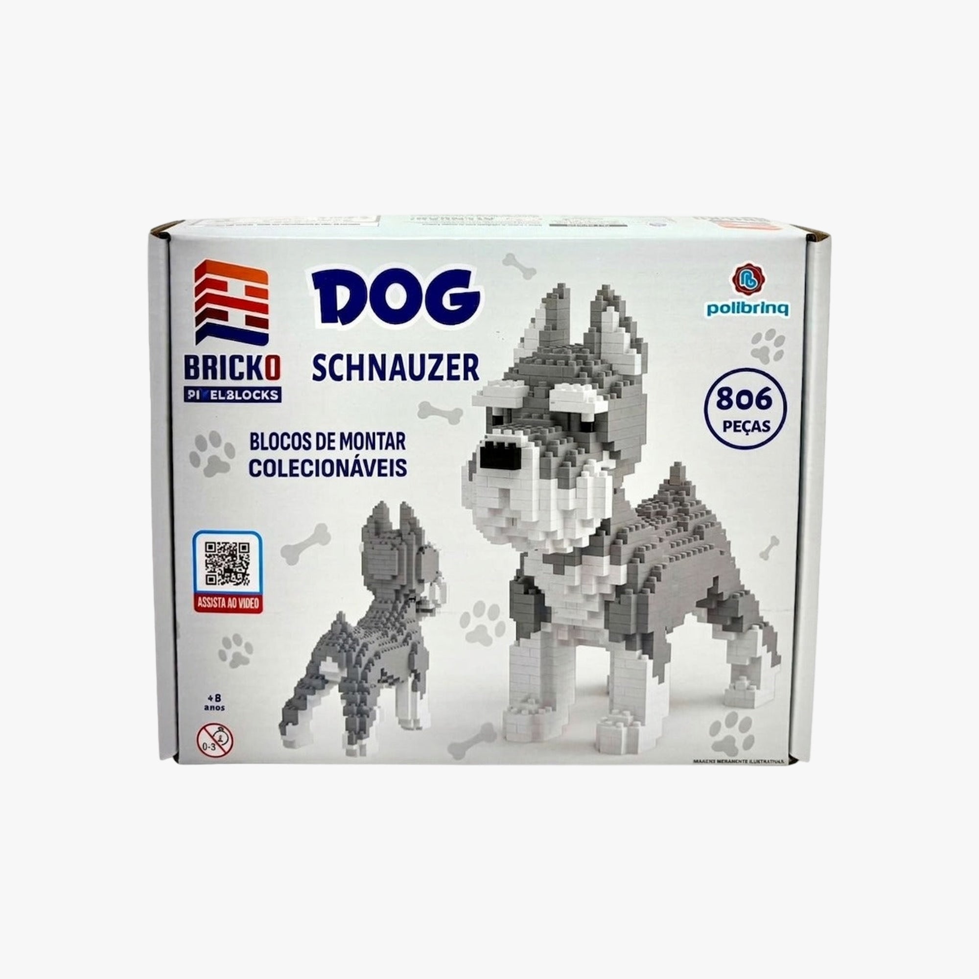 Blocos de Montar Dog Schnauzer 806 Peças