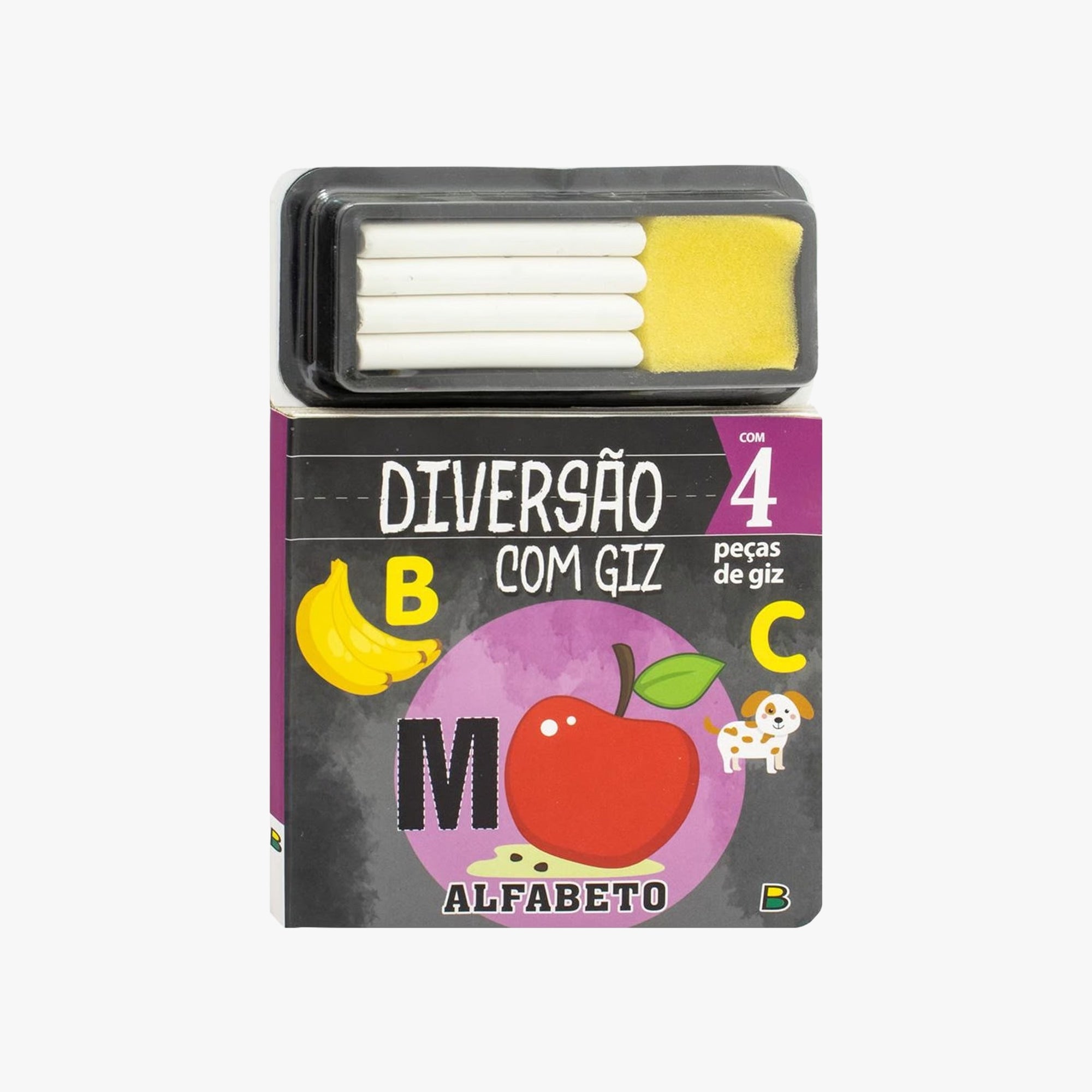 Livro Diversão Com Giz Alfabeto