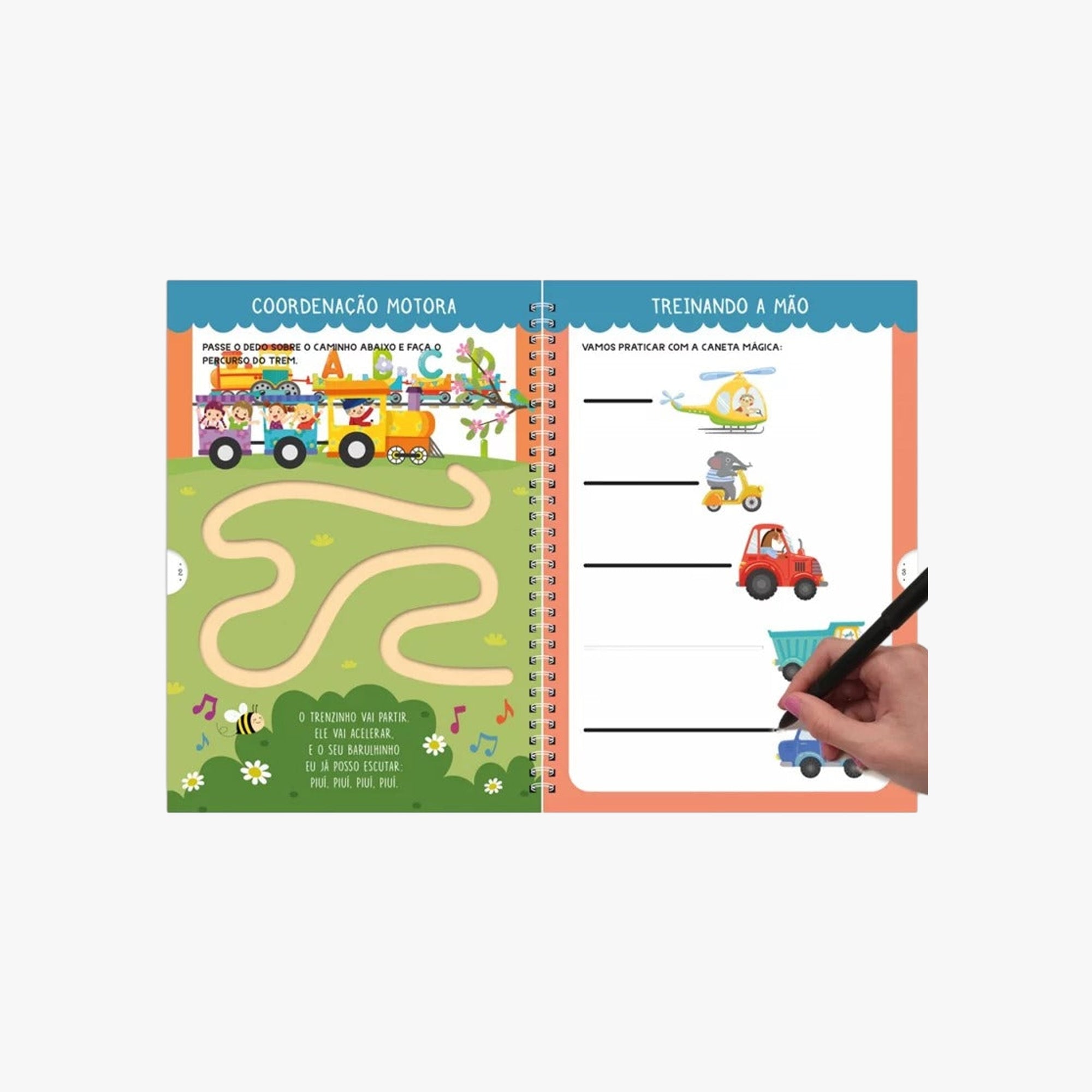 Livro Caneta Mágica Coordenação Motora