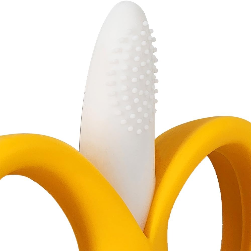Massageador de Gengiva para Bebê em Formato de Banana