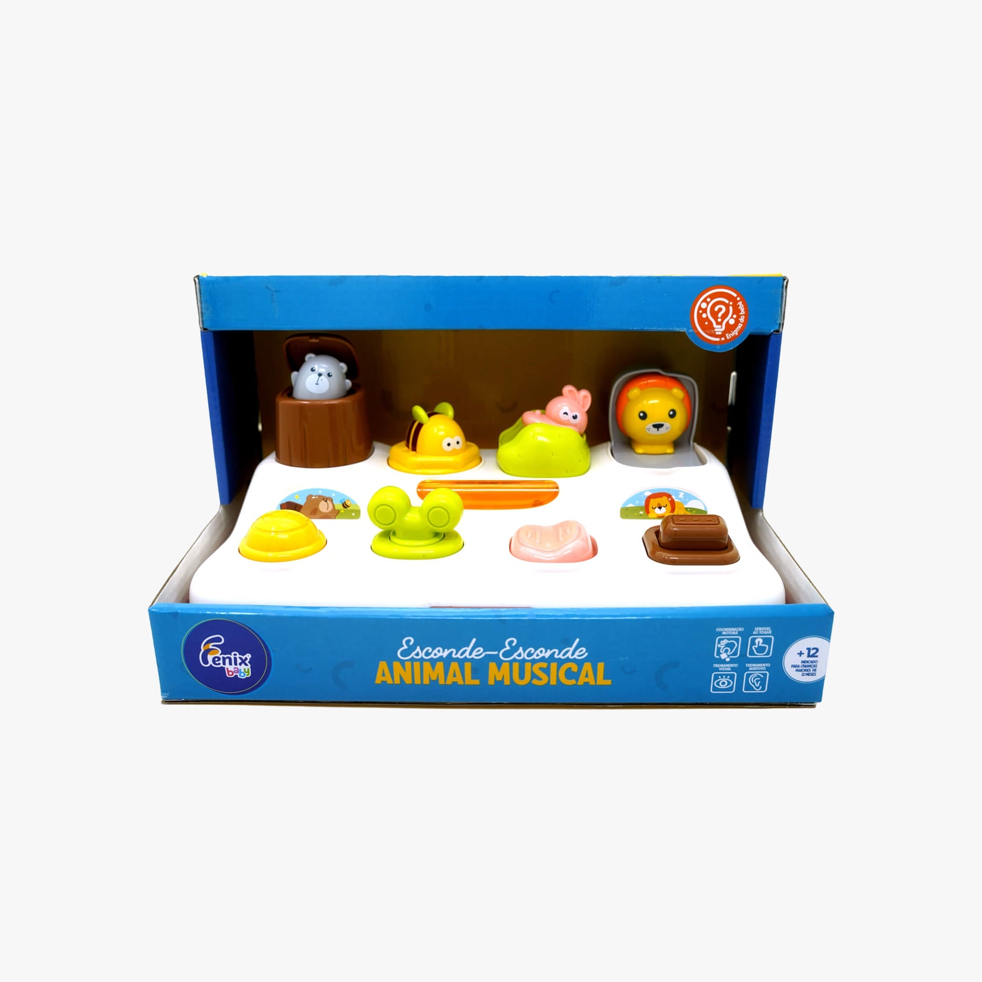 Brinquedo Interativo Esconde-Esconde Animal Musical