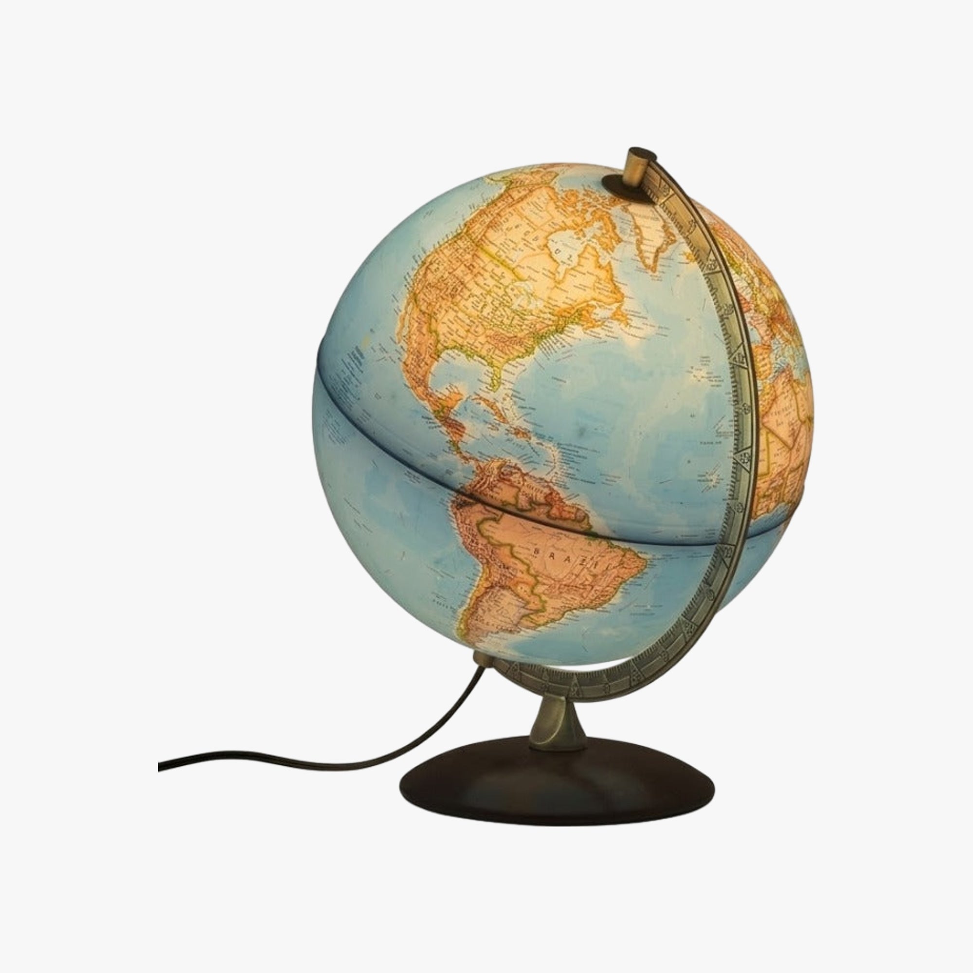 Globo Terrestre Luminoso: National Geographic Gold Classic