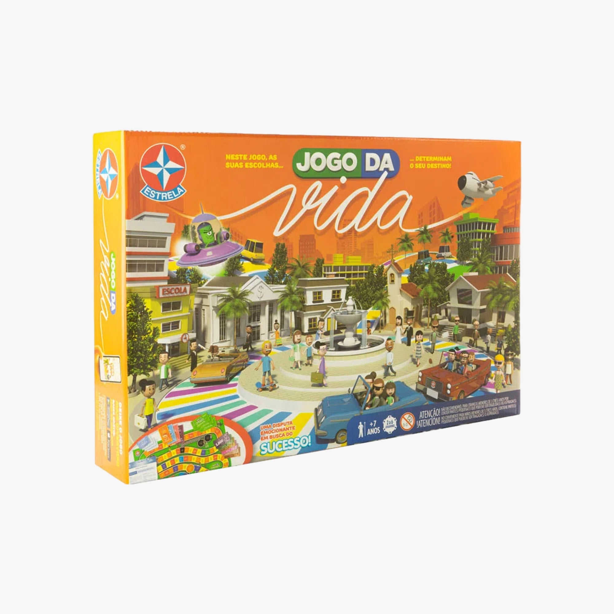 Jogo de Tabuleiro da Vida Estrela