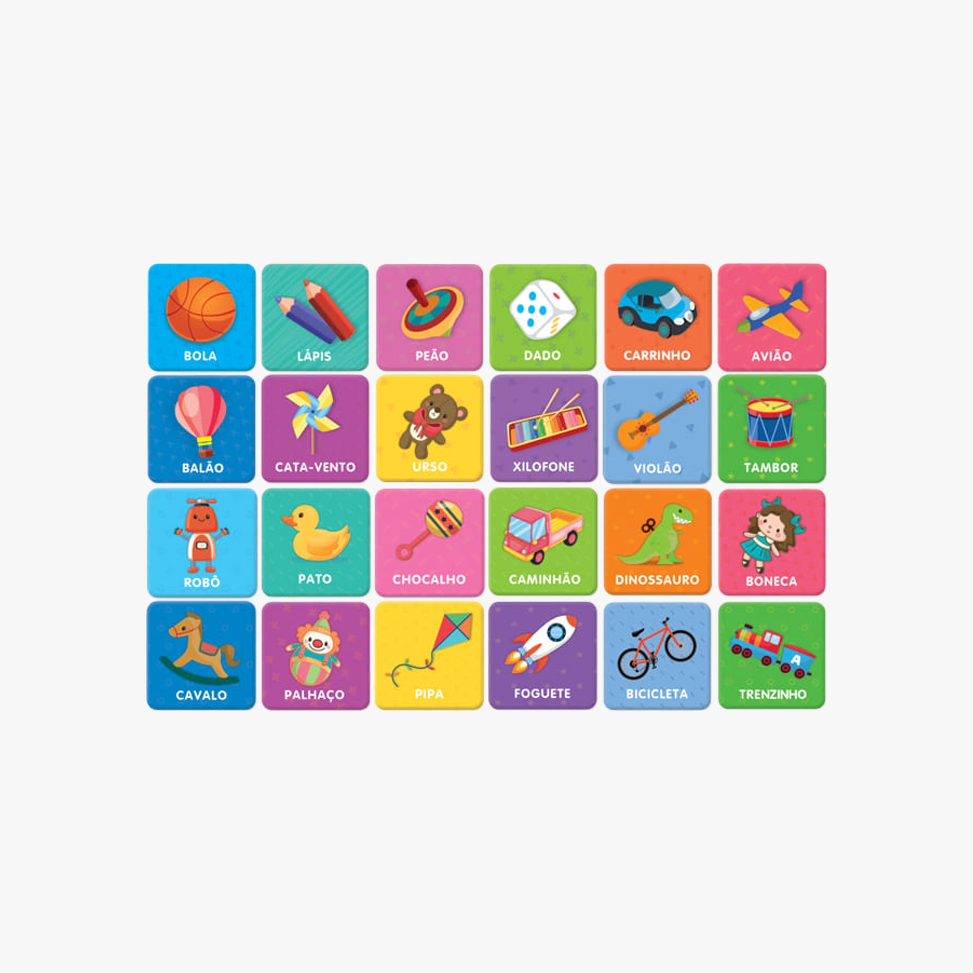 Jogo da Memória Meus Brinquedos
