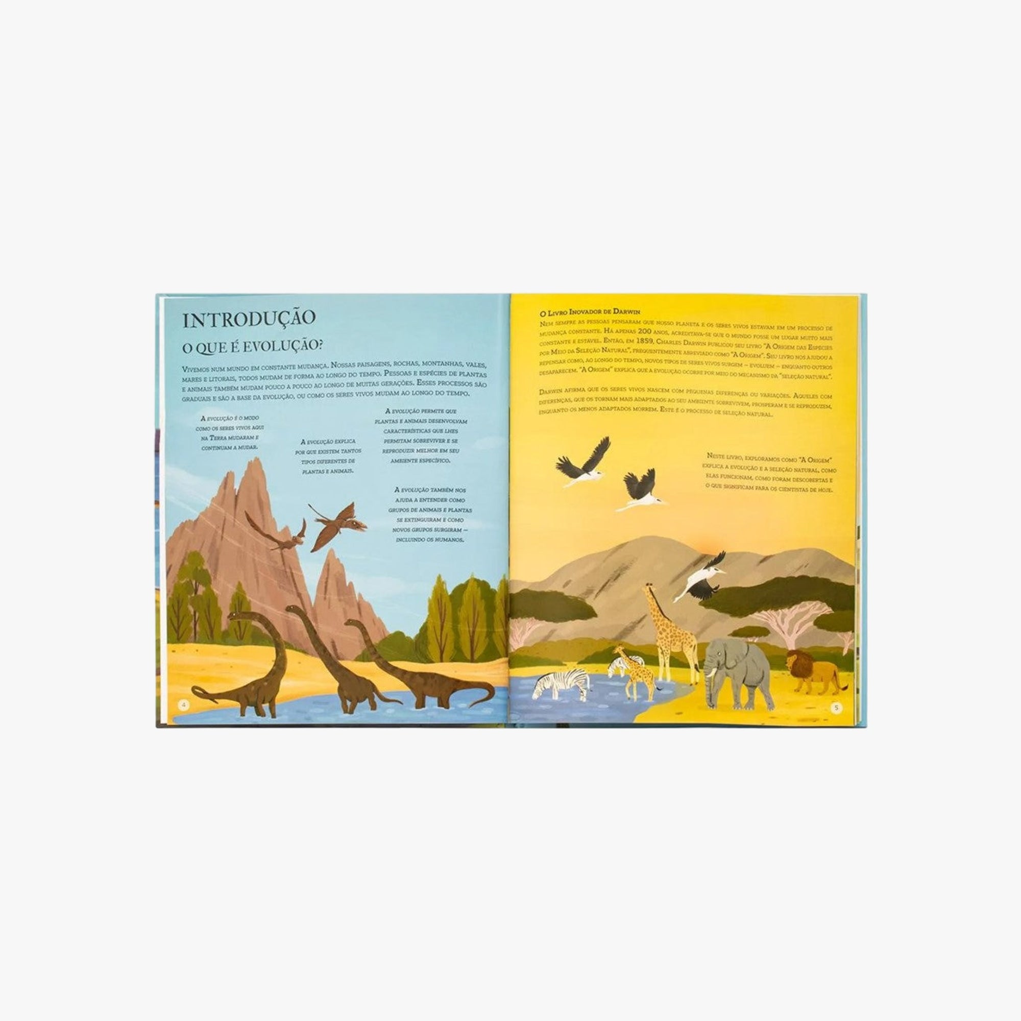 Livro Mentes Curiosas A Origem das Espécies de Charles Darwin