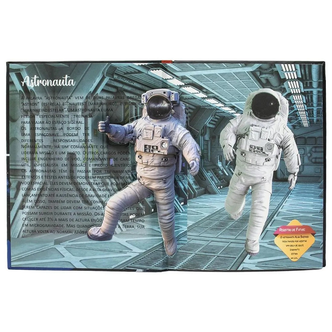 Livro pop-up Descubra o Espaço