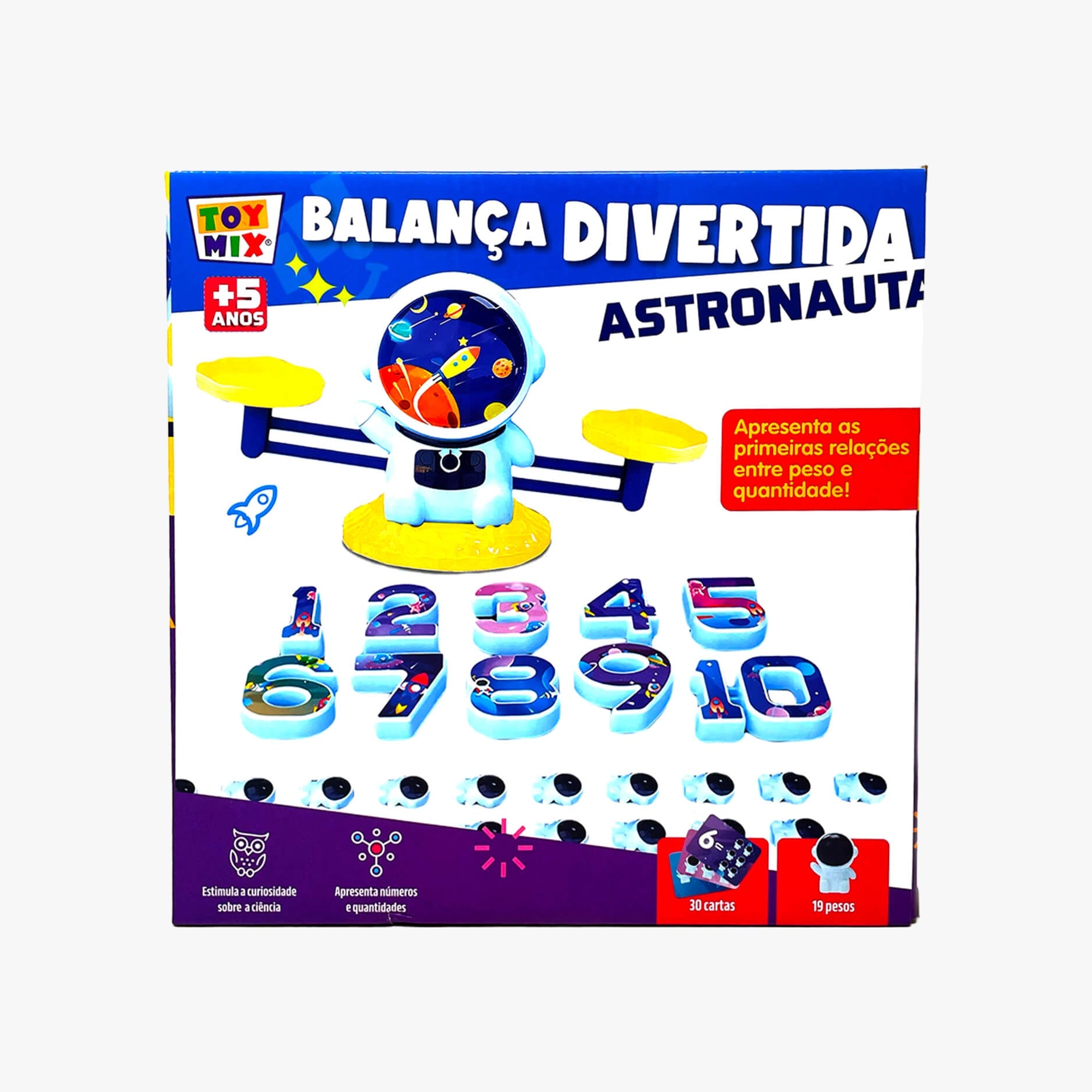 Brinquedo Educativo Balança Divertida Astronauta