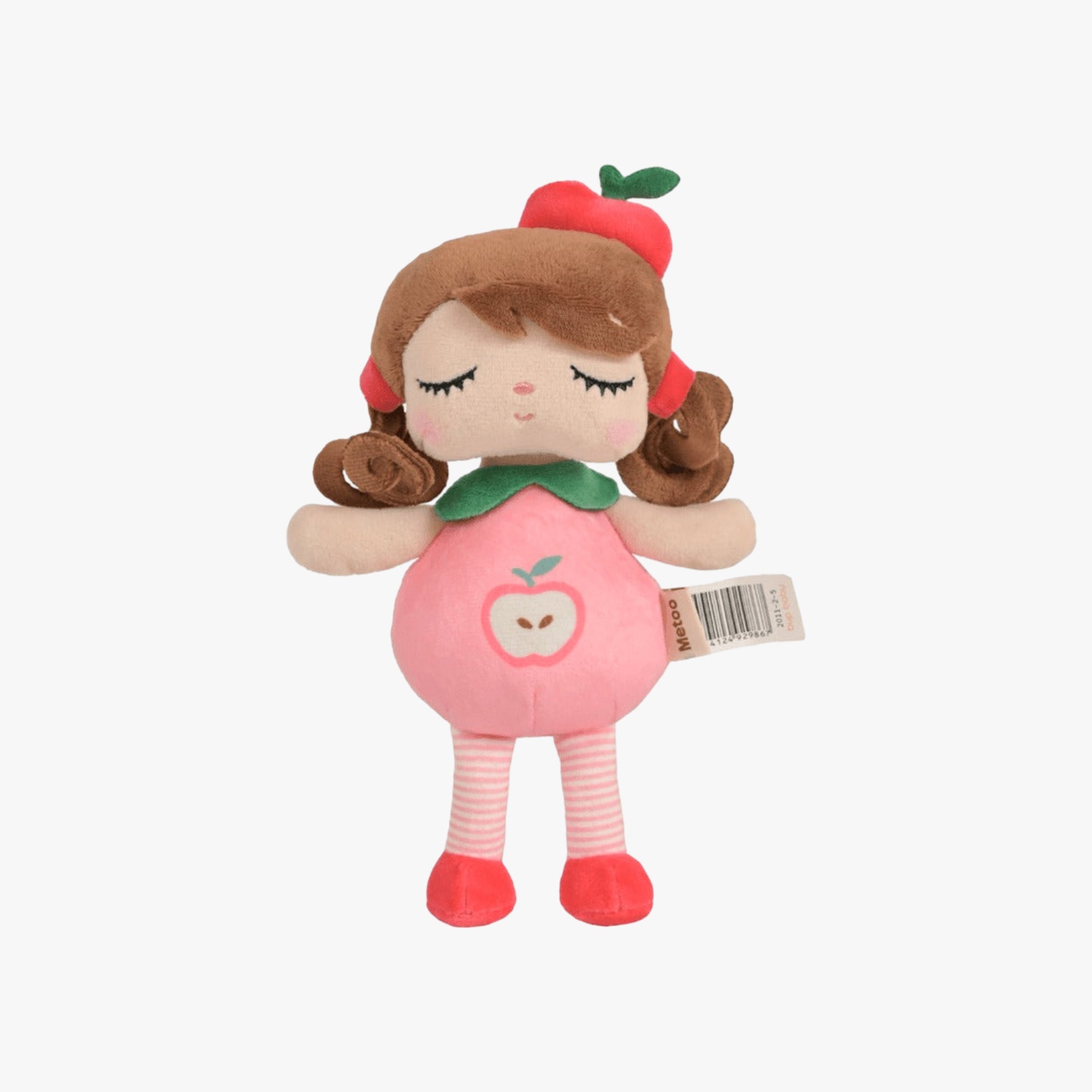 Boneca Com Caixa Mini Angela Frutas Maçãzinha