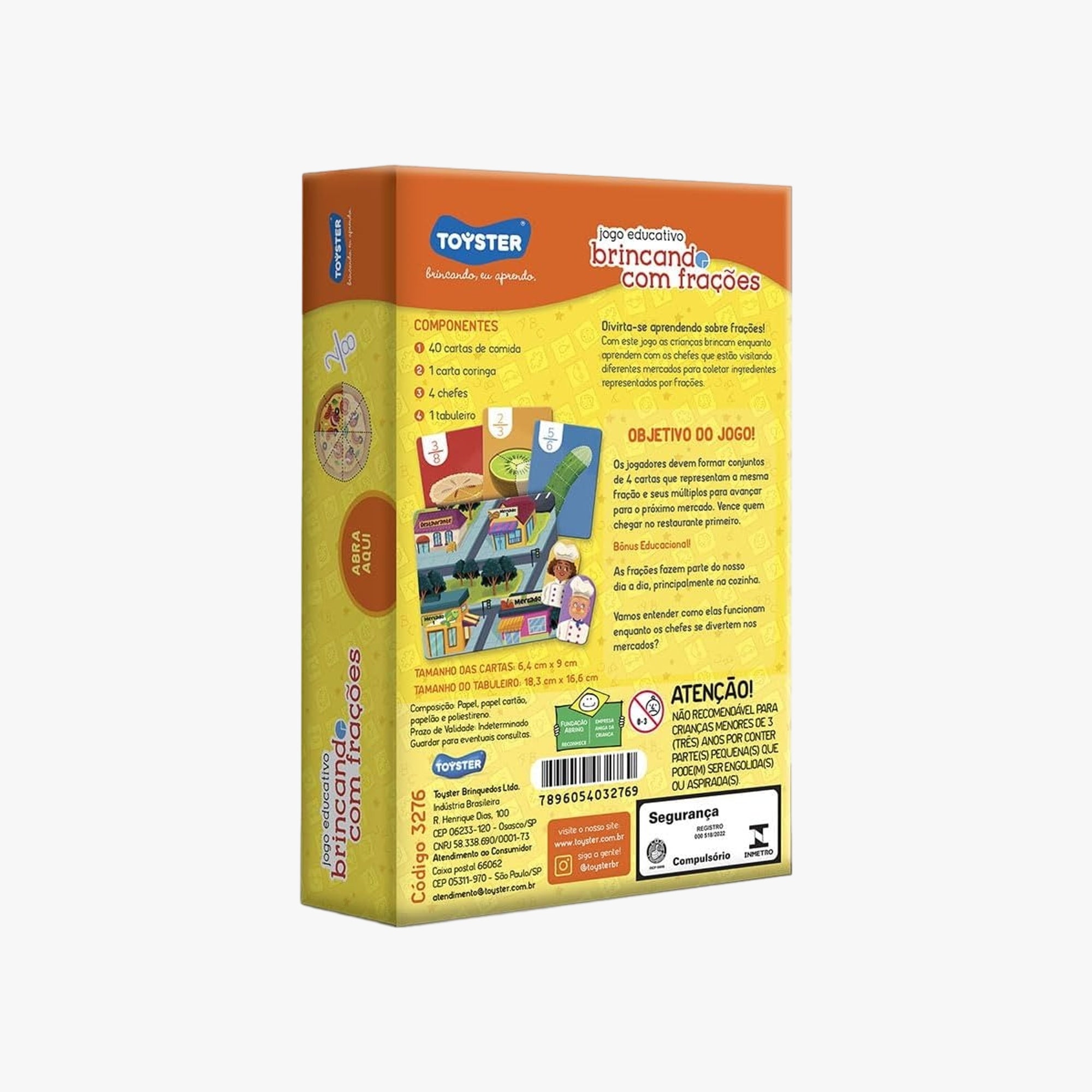 Jogo Educativo Infantil Brincando com Frações