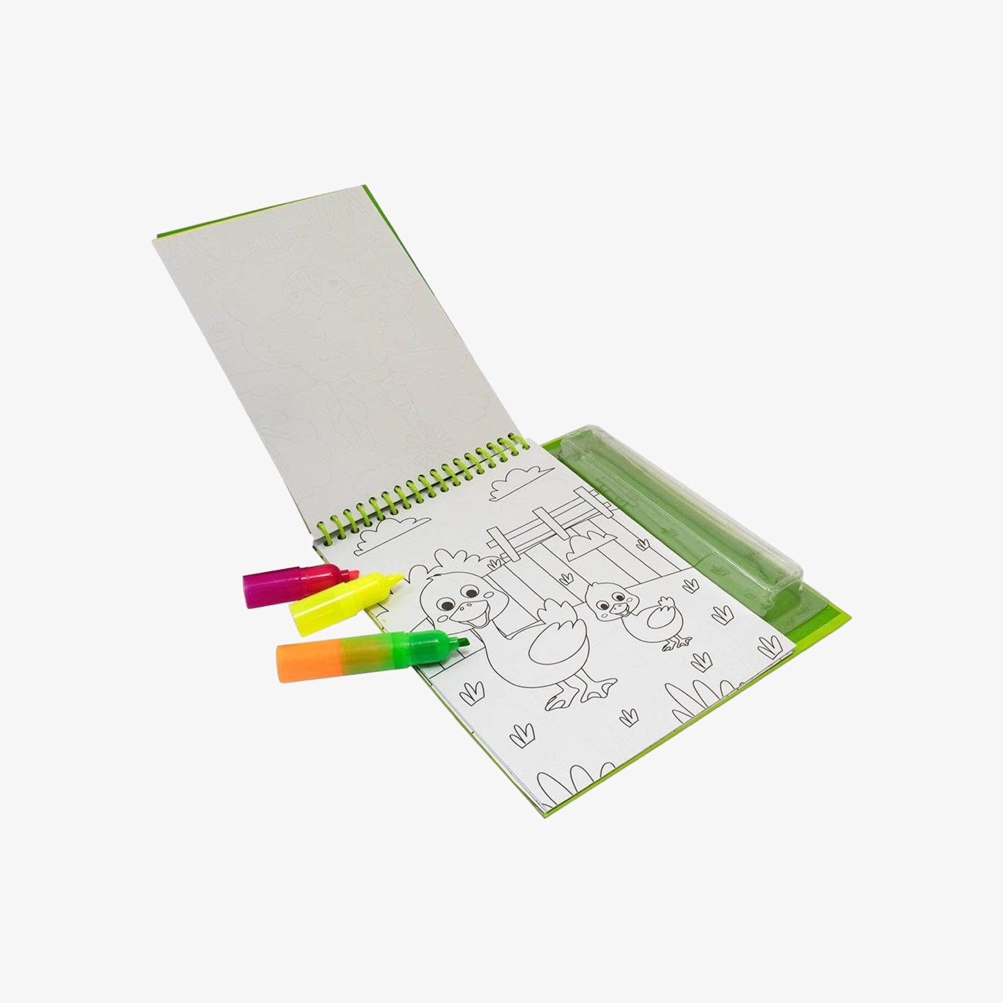 Livro Kit Mágico para Colorir Fazenda