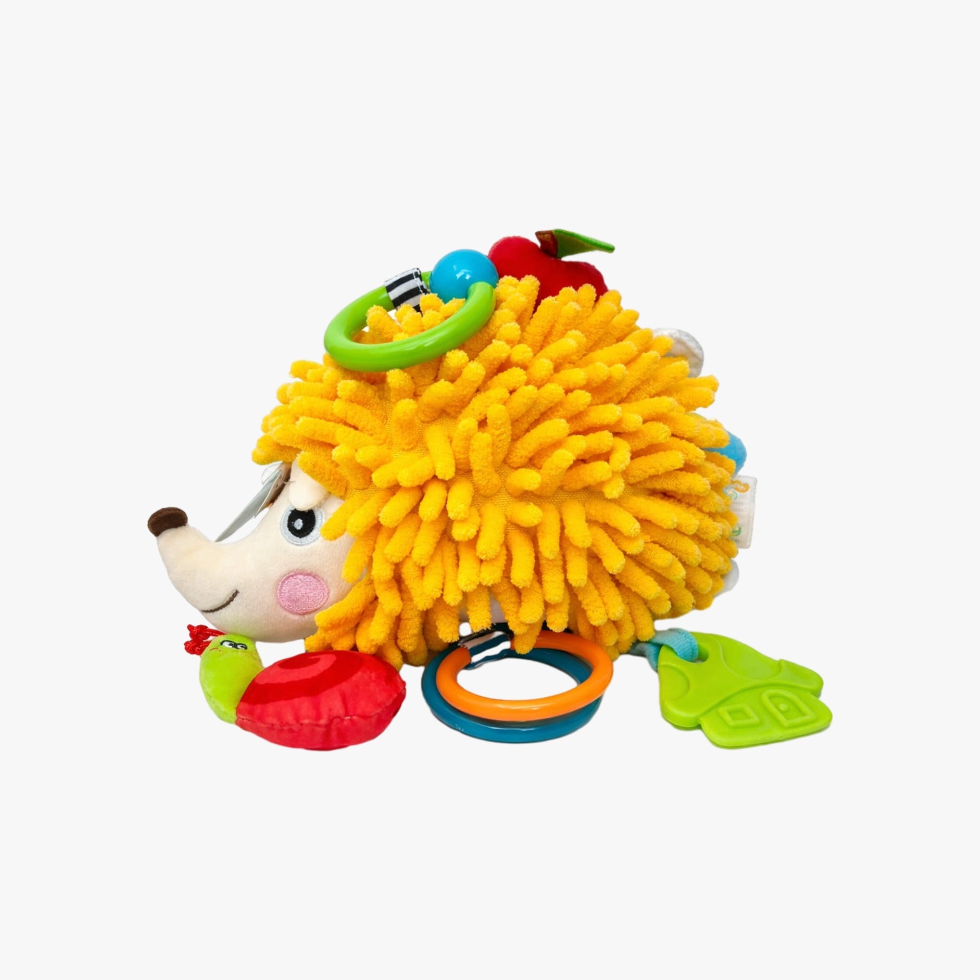 Brinquedo Pelúcia Sensorial Puxa Cordinha: Ouriço Musical