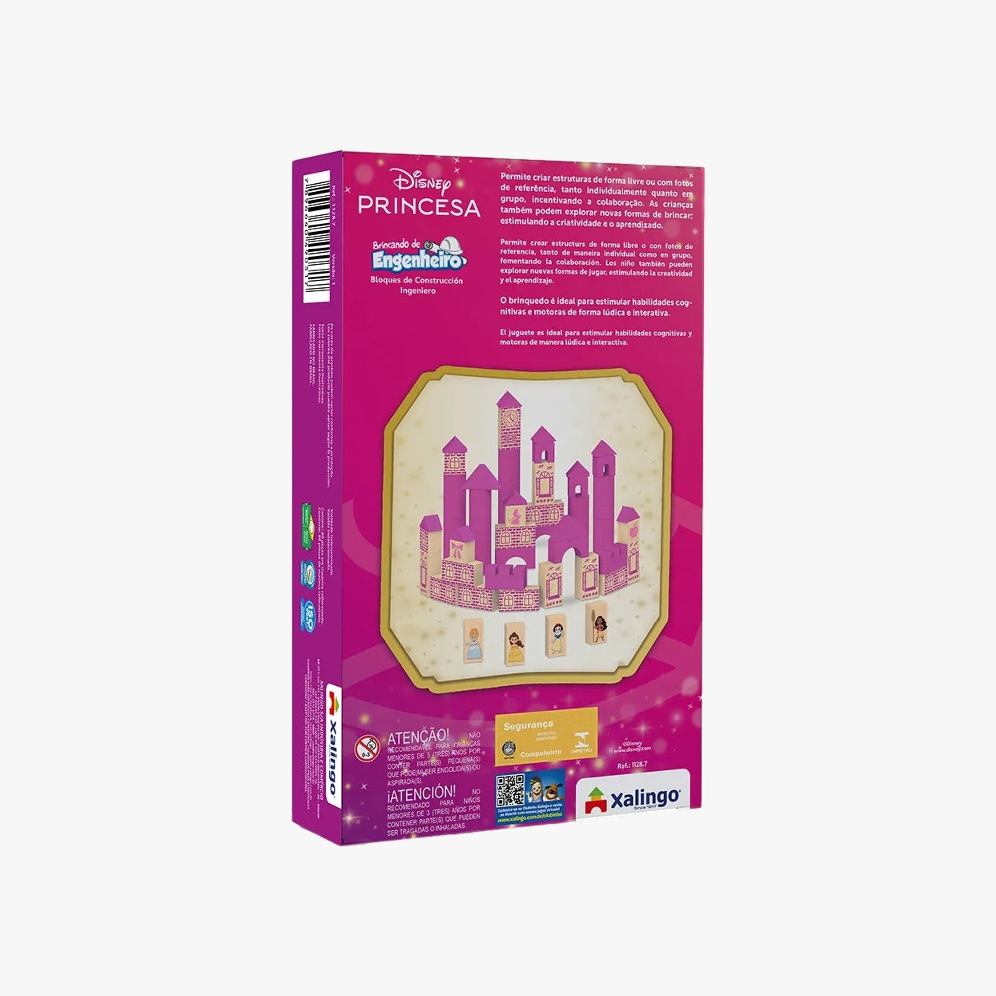 Brincando de Engenheiro Princesas Disney 80 Peças