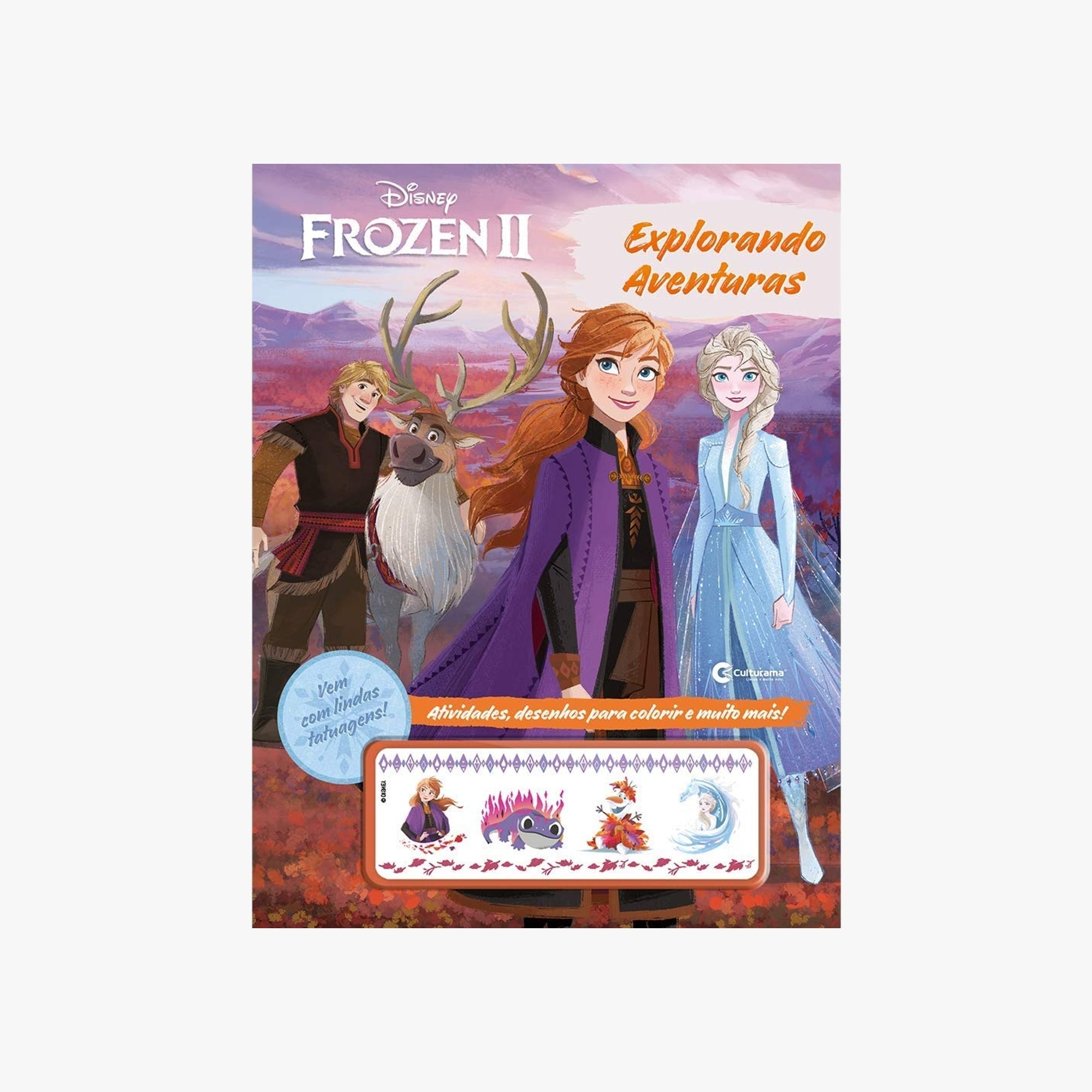 Super Kit da Frozen Disney Com Tatuagens