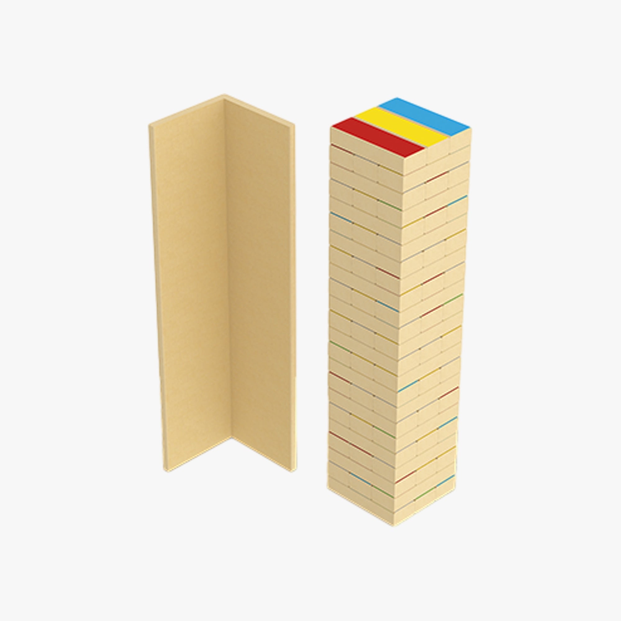 Jogo Educativo Torre Equilíbrio Cores 69 Peças