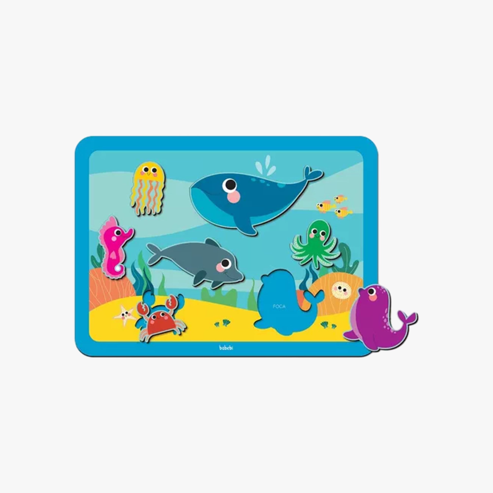 Quebra-Cabeça de Encaixe Fundo do Mar