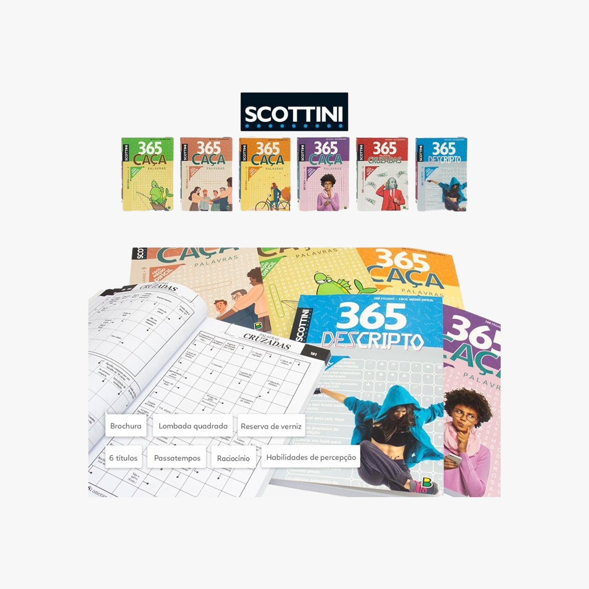 Livro Scottini 365 Caça-palavras N.11