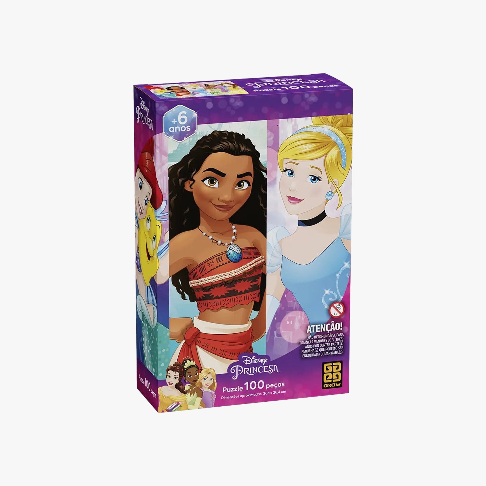 Quebra-Cabeça Infantil Princesas 100 Peças
