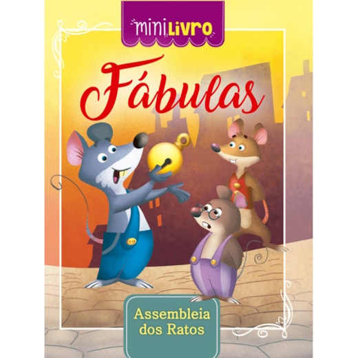 Livro Minilivro Fábulas - Assembleia dos ratos