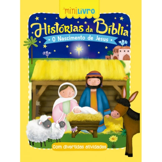 Livro Minilivro Histórias da Bíblia - O nascimento de Jesus